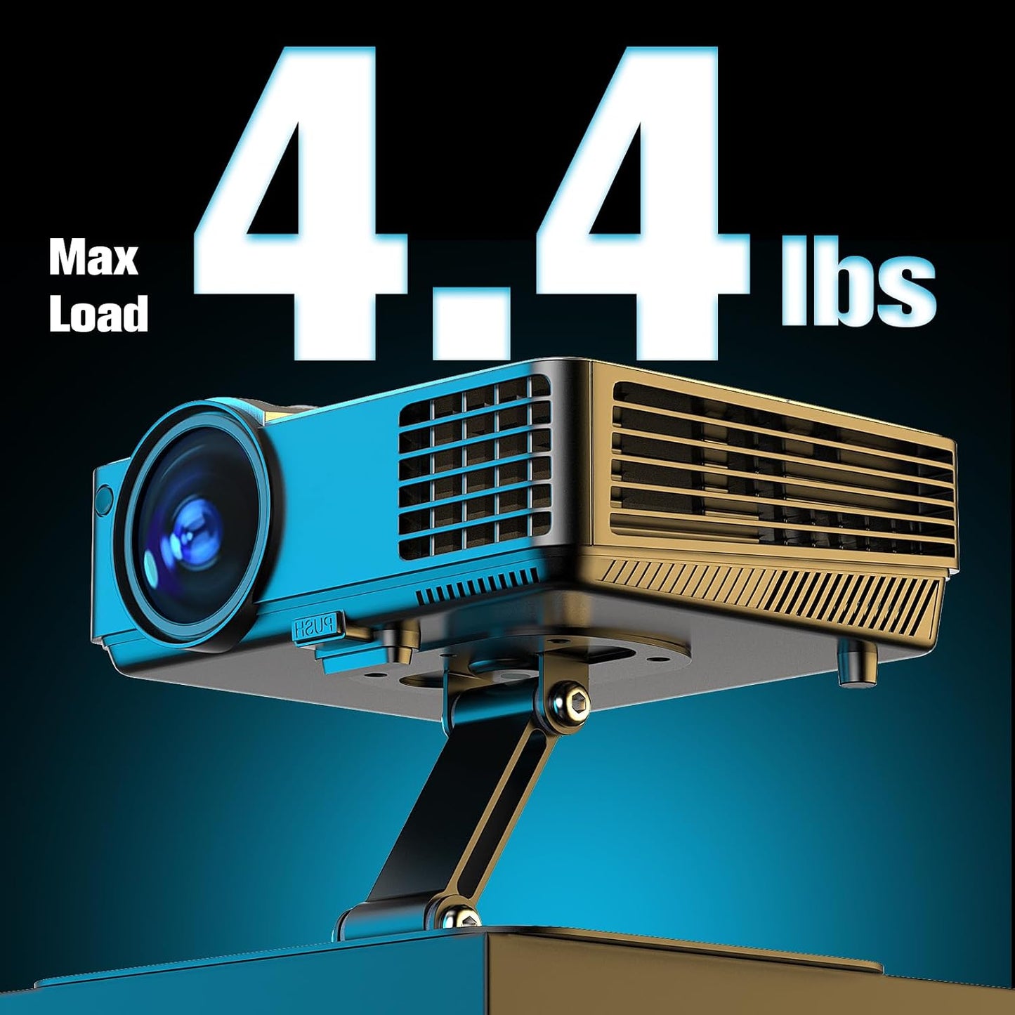 DAWASAPAT Projector Foldable Stand, Mini Projector Stand, Desktop Projector Mount, Table Top Projector Stand with Tilt