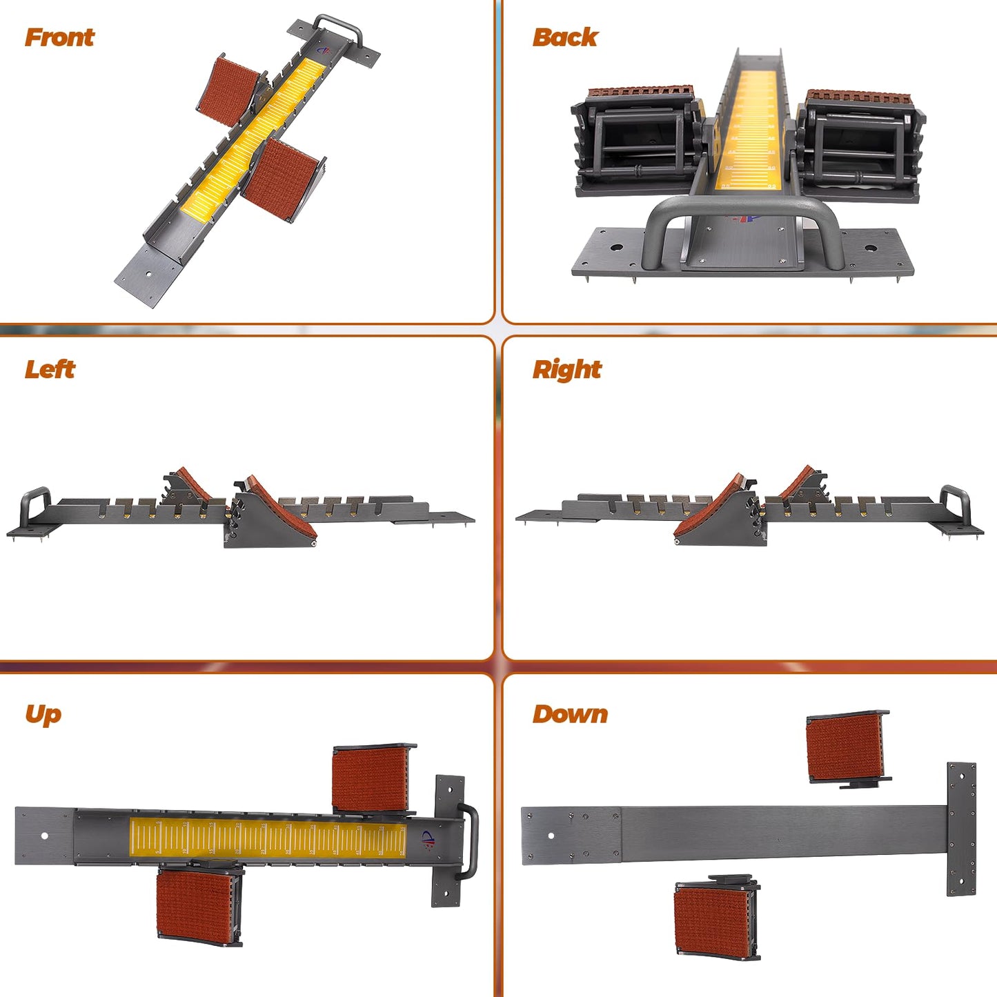 Vaolvpant 35in Starting Blocks with Premium Aircraft-Grade Aluminum 5 Angle Adjustable and Detachable Pedals Ideal for Running Enthusiasts Professional Track and Field Competitions