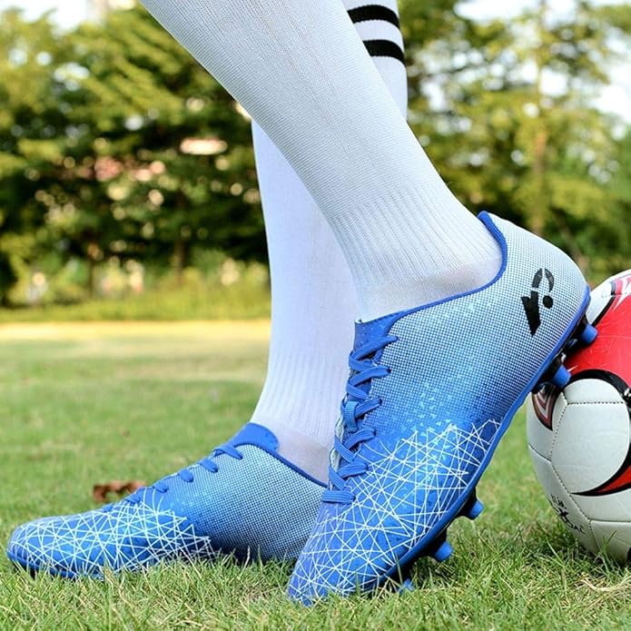 Unisex Low Top AG Sports Soccer Cleats Training Shoes Non-Slip Wear Resistant Football Shoes