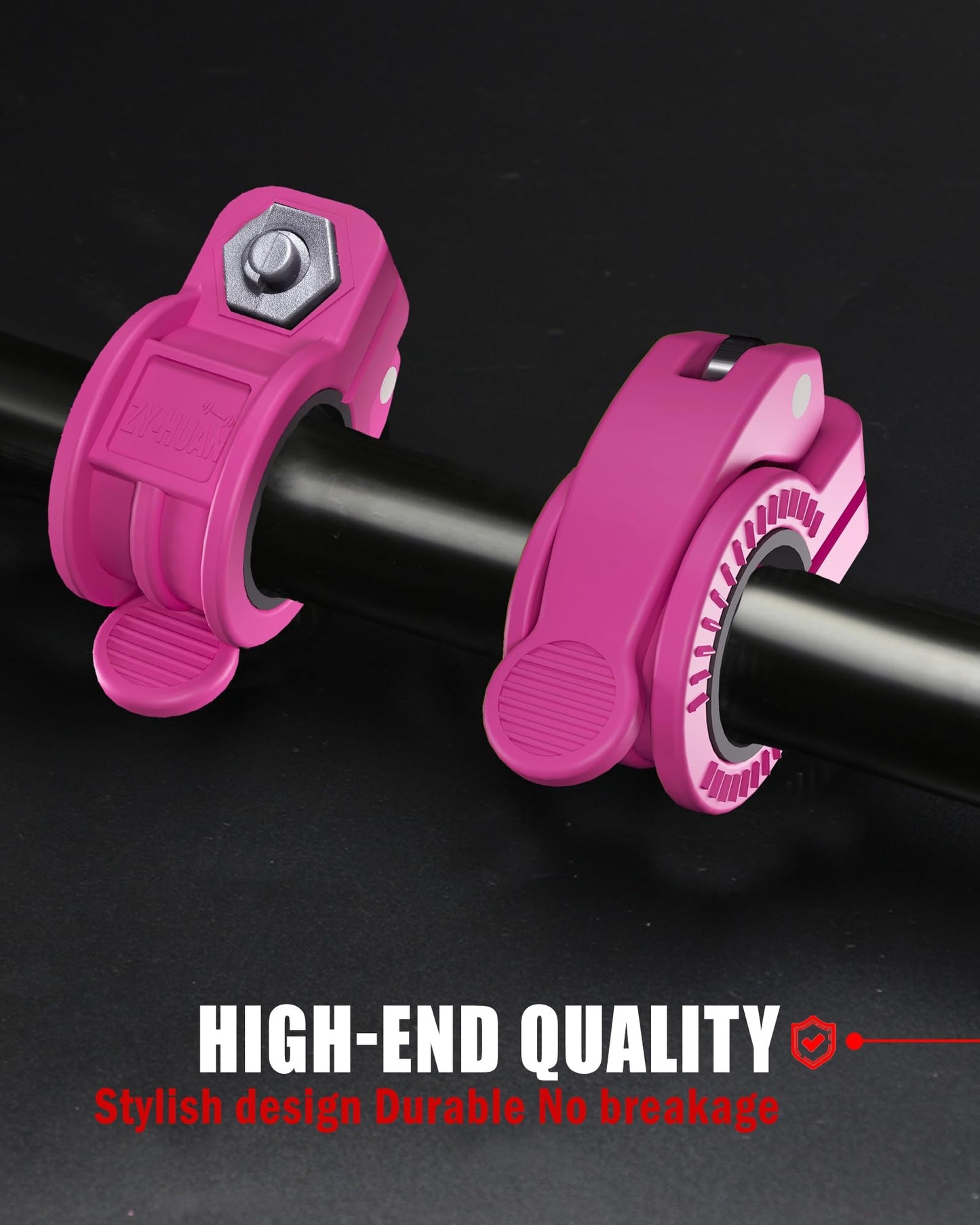 Mini Barbell Clips 1 inch I Multi-Size Adjustable Barbell Collar I 2 inch Barbell ClampsIQuick Release Weight Clips Pair of Locking for Dumbbell Bar