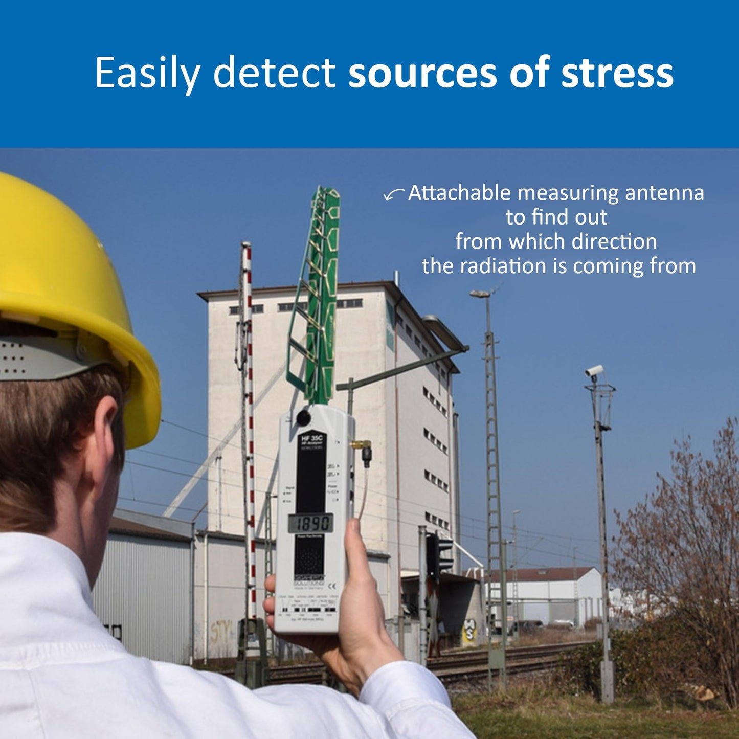 Gigahertz Solutions HF35C High Frequency (HF) Electromagnetic Smog Meter
