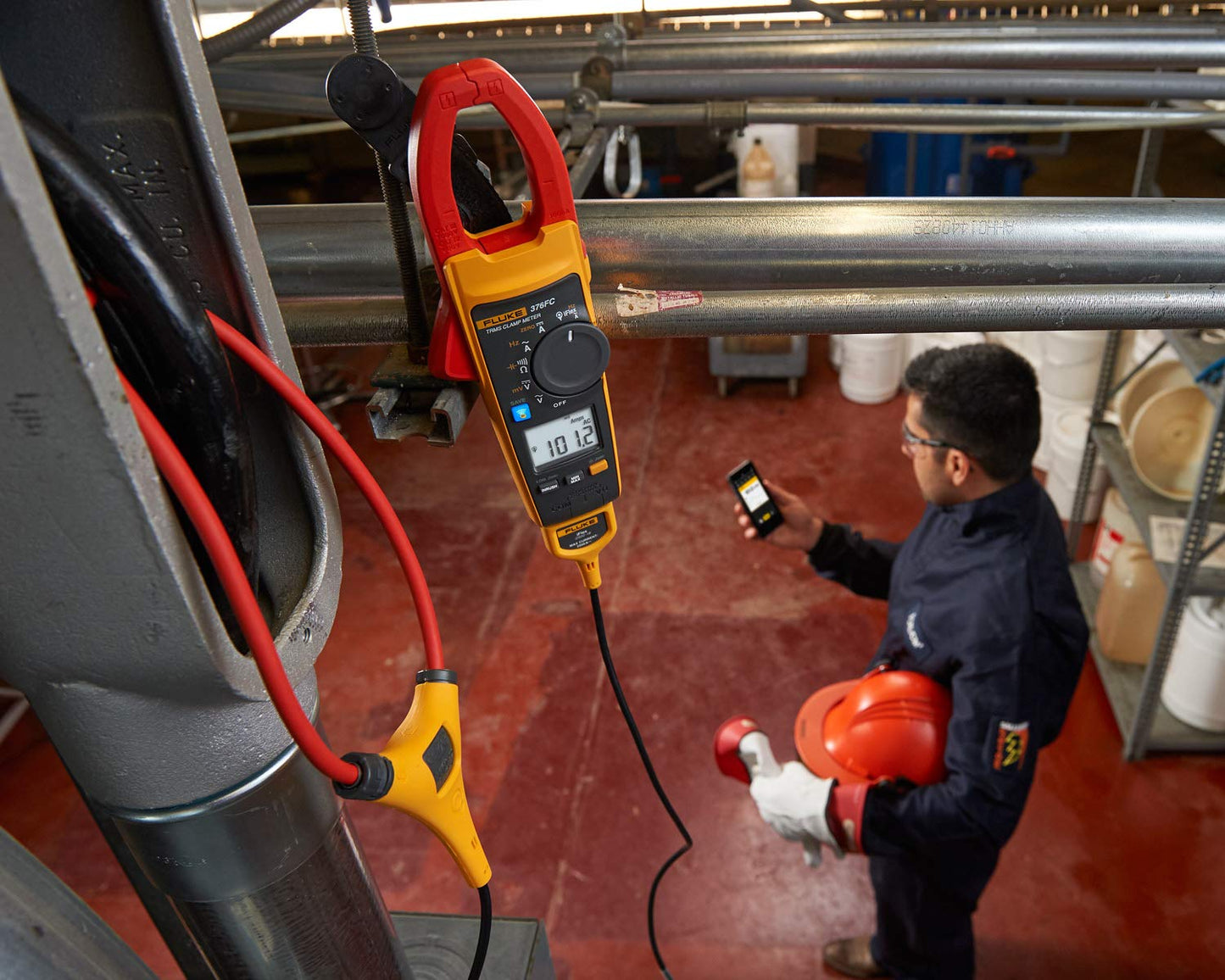 Fluke 376FC Clamp Meter + Hand Tool Starter Kit Bundle (IB376K)