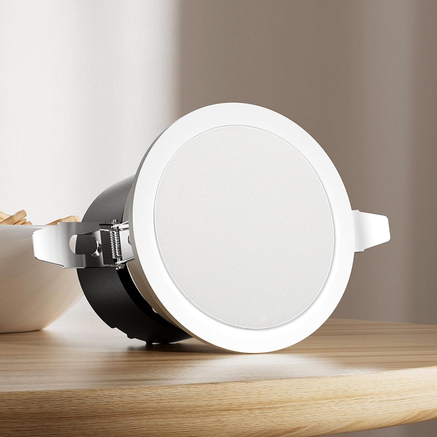 2pcs 7 Inch BESPORTBLE Lamp Shade Diffuser Round Recessed Light Cover for Ceiling Lamps Anti Glare Softener for Nursery