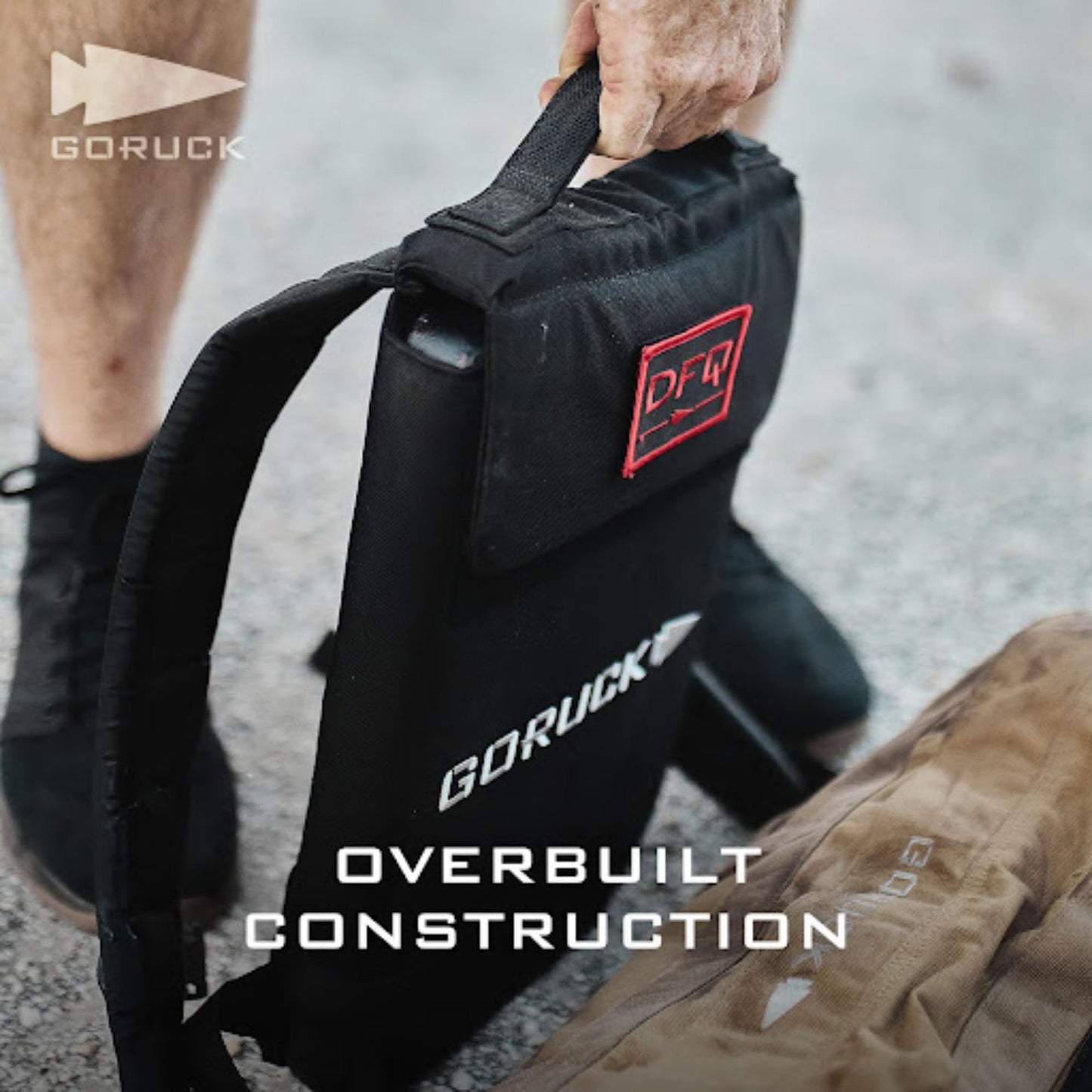 GORUCK Ruck Plate Carrier 3.0 - Streamlined Weighted Rucking Backpack w/Ergonomic Back Support & Extra Padded Straps - Compatible Ruck Plates, Black