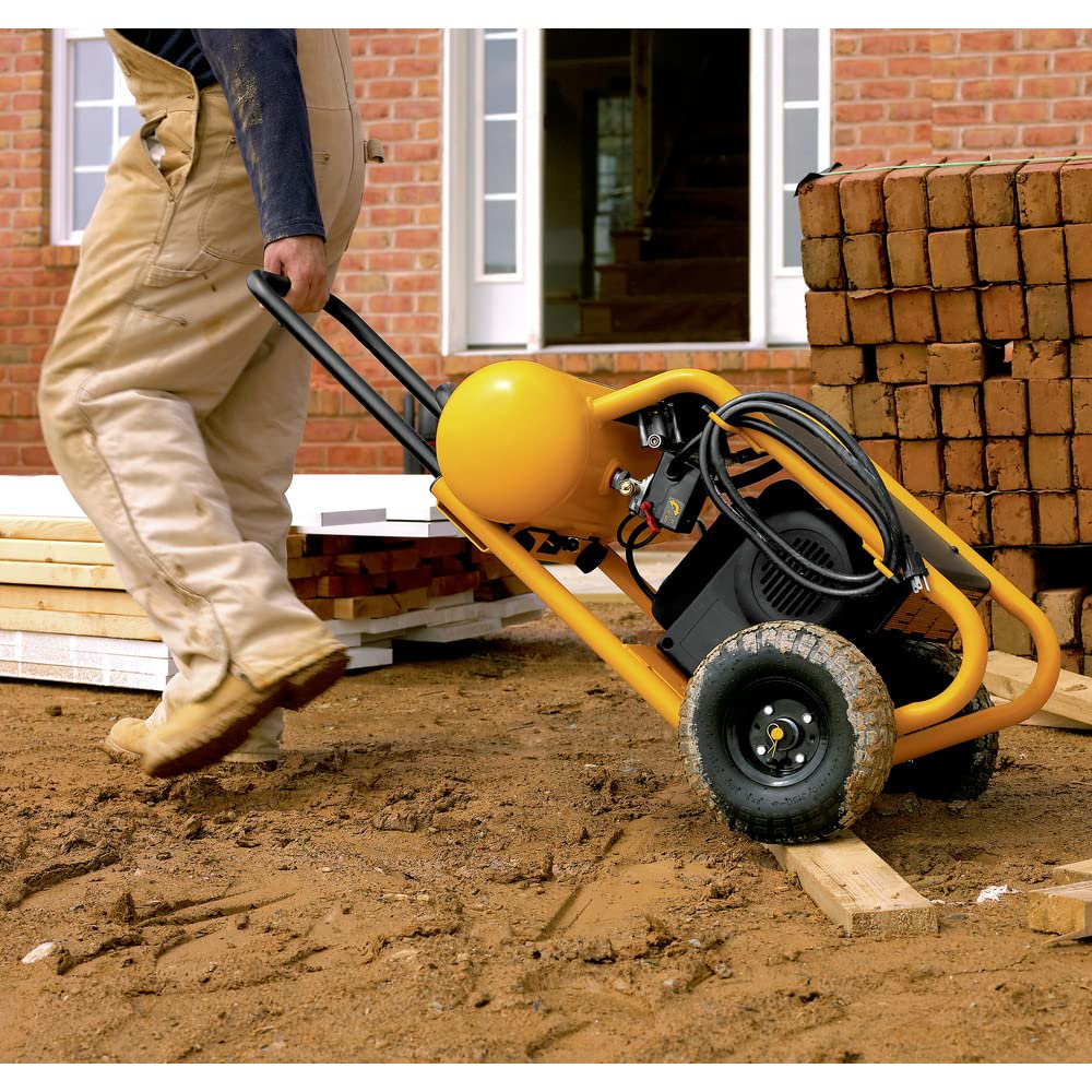 DEWALT Air Compressor, 225-PSI Max, Hand Carry with Wheels, 4-1/2 Gallon (D55146)