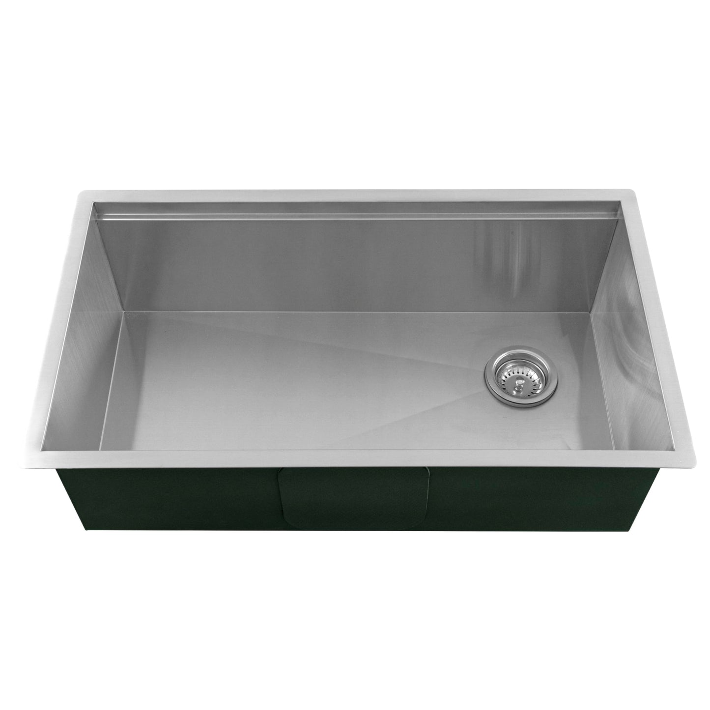 MSI Undermount Stainless Steel 33 in. x 19 in. Single Bowl Workstation Kitchen Sink with Cutting Board, Colander, Rolling Mat, Grid, and Strainer