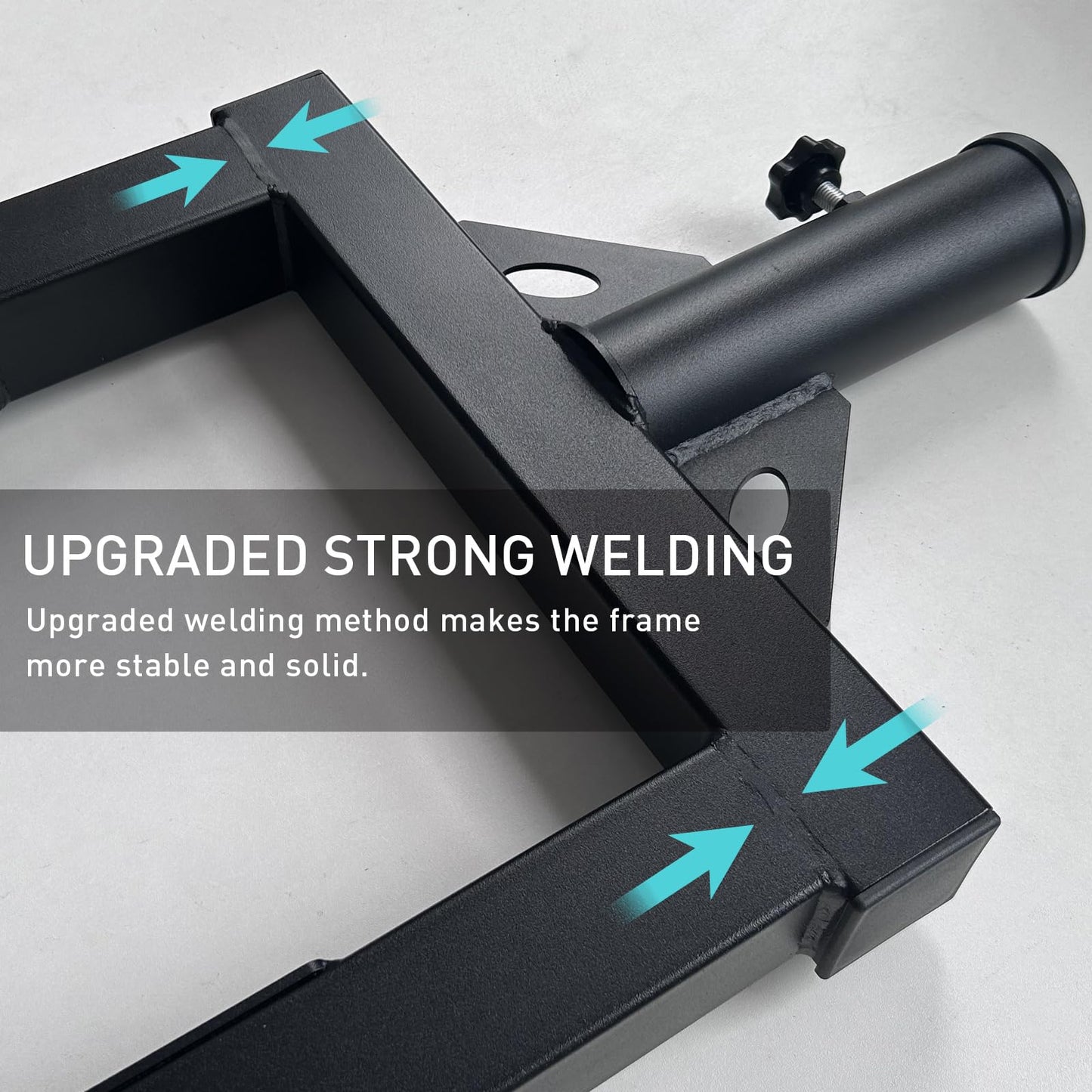 Viking Press Landmine Handle for 2-Inch Olympic Barbell, Hack Squat T-Bar Row Attachment Strength Training Accessories, Shoulder Press Landmine Attachment Equipment (Style G)