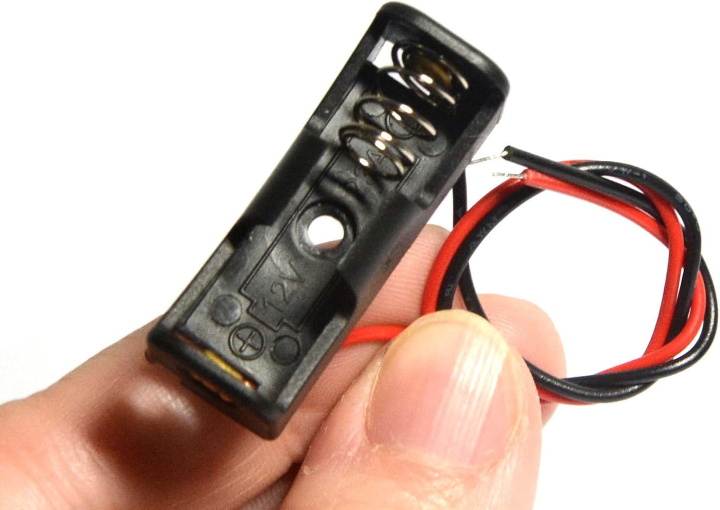 LampVPath (Pack 6): 12V/23A of Battery Case with Leads Wires