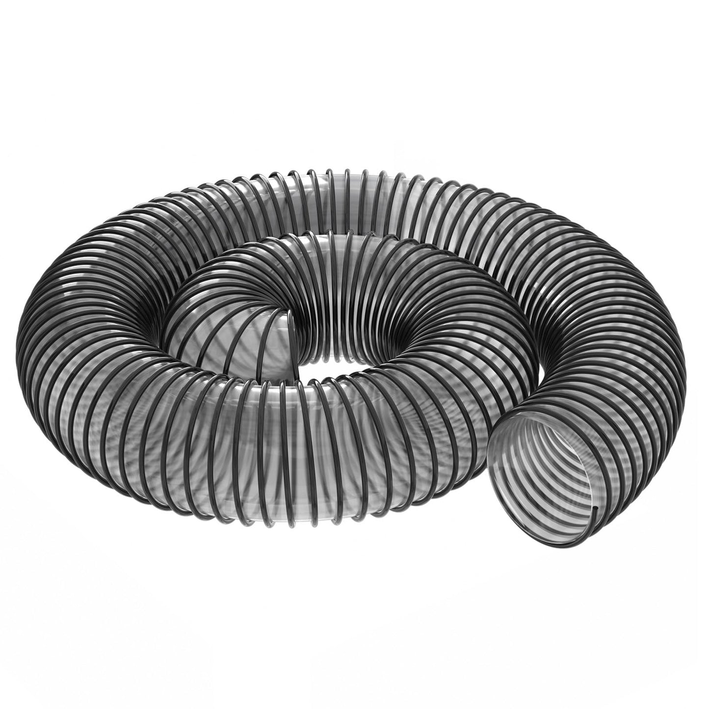 Leaf Vacuum Dust Collection Hose 8 Inch x 6 Foot PVC Flexible Grass Catcher Bagger Hoses Replacement DR Agri-Fab Etc Brands Lawn Leaf Blowers Hose