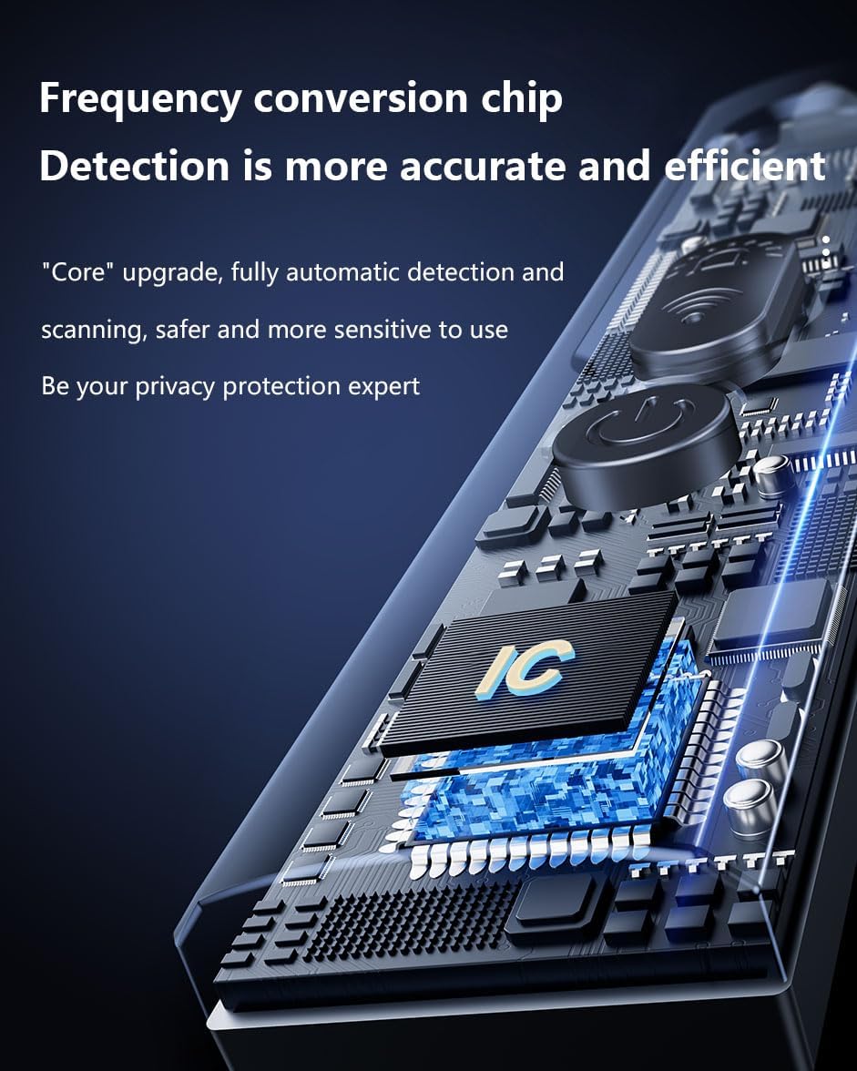 VNUUUXO Travel,Car,Office,6 4 30H Upgraded Hidden Camera Detector for TravelCamera Detector, Hidden Device GPS Detector