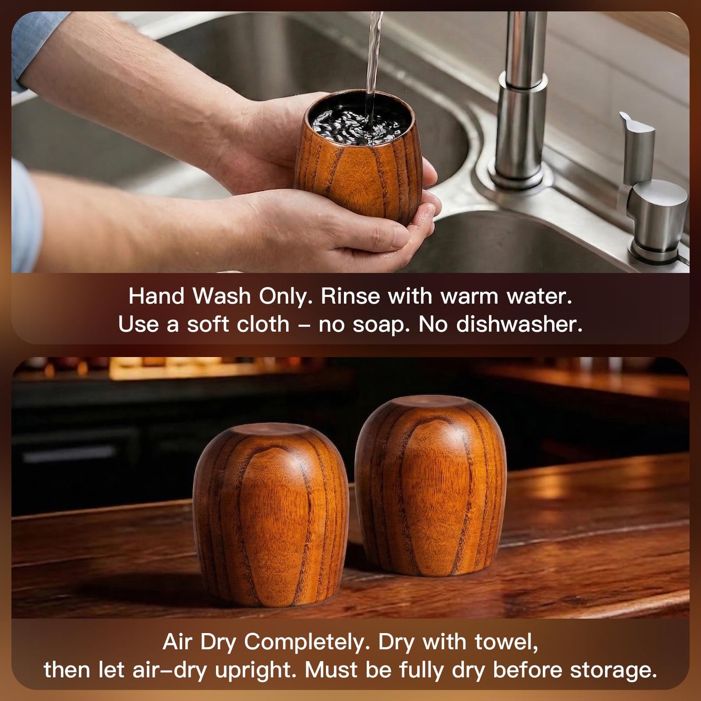 Original Charred Wooden Bourbon Drinking Glass, 11oz Handcrafted Whiskey Glasses for Men, Unique Unbreakable Old Fashioned Whiskey Glass for Dad, Husband or Bourbon Lovers