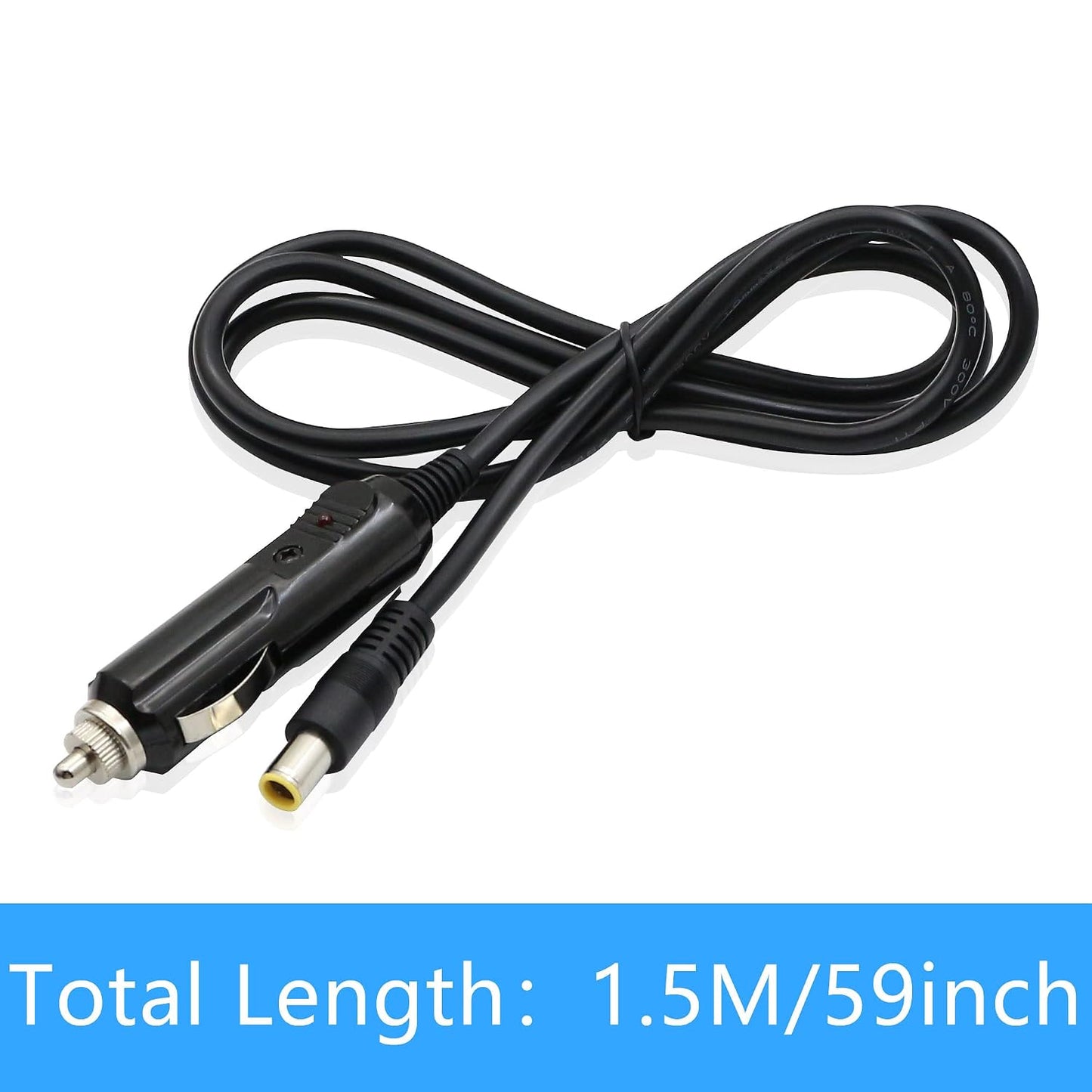 12V 8mm DC7909 7.9 5.5mm GINTOOYUN DC Cigarette Lighter Cable, x Charger Power Supply Cord for Car DVR, Bluetooth