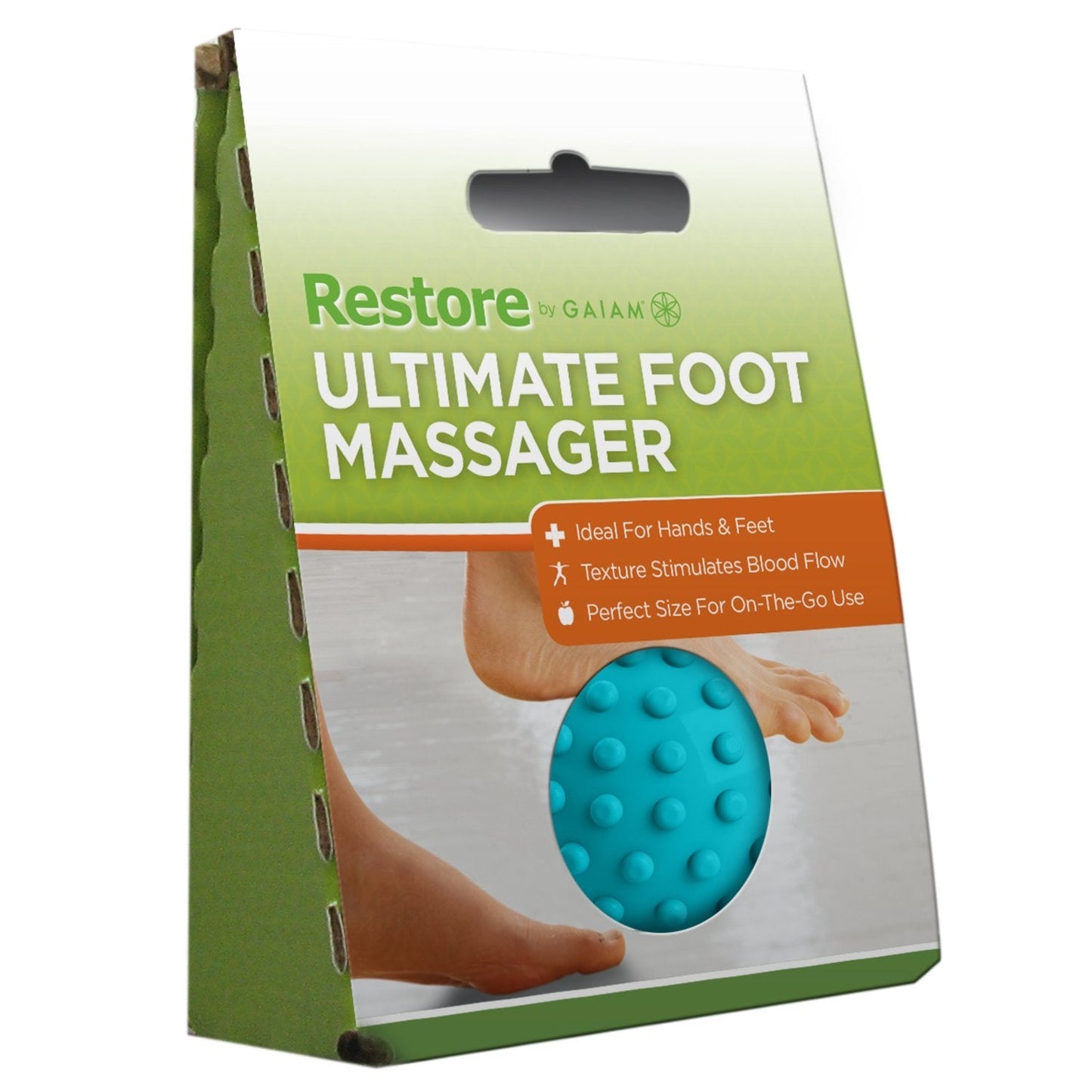 Gaiam Restore Ultimate Foot Massage Roller, Blue