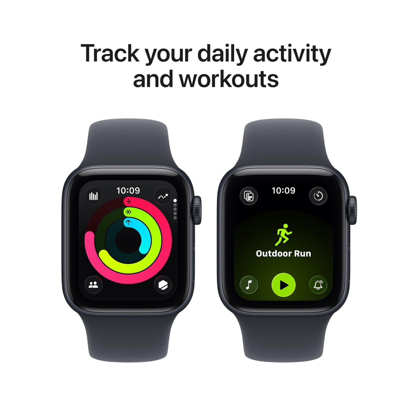 Apple Watch SE 3 [GPS 40mm] Smartwatch with Midnight Aluminum Case with Midnight Sport Band - S/M. Fitness and Sleep Trackers, Heart Rate Monitor, Always-On Display, Water Resistant