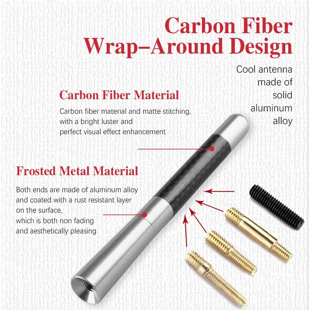 HAOBO 4.7 Inch F150 Car Antenna, Antenna for Truck, RV Accessories Car Audio & Video Antennas, Universal Car