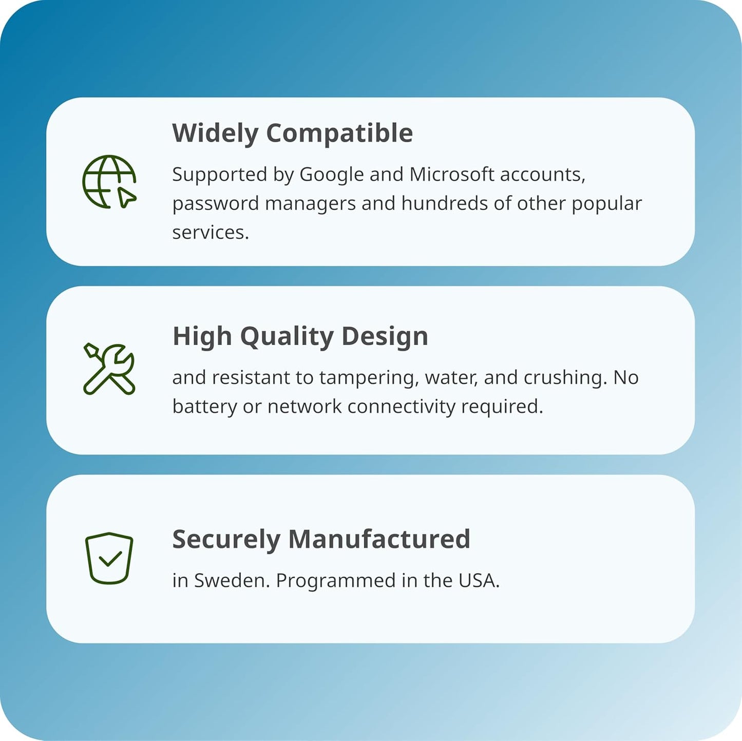 Yubico - Security Key NFC - Basic Compatibility - Multi-factor authentication (MFA) Security Key, Connect via USB-A
