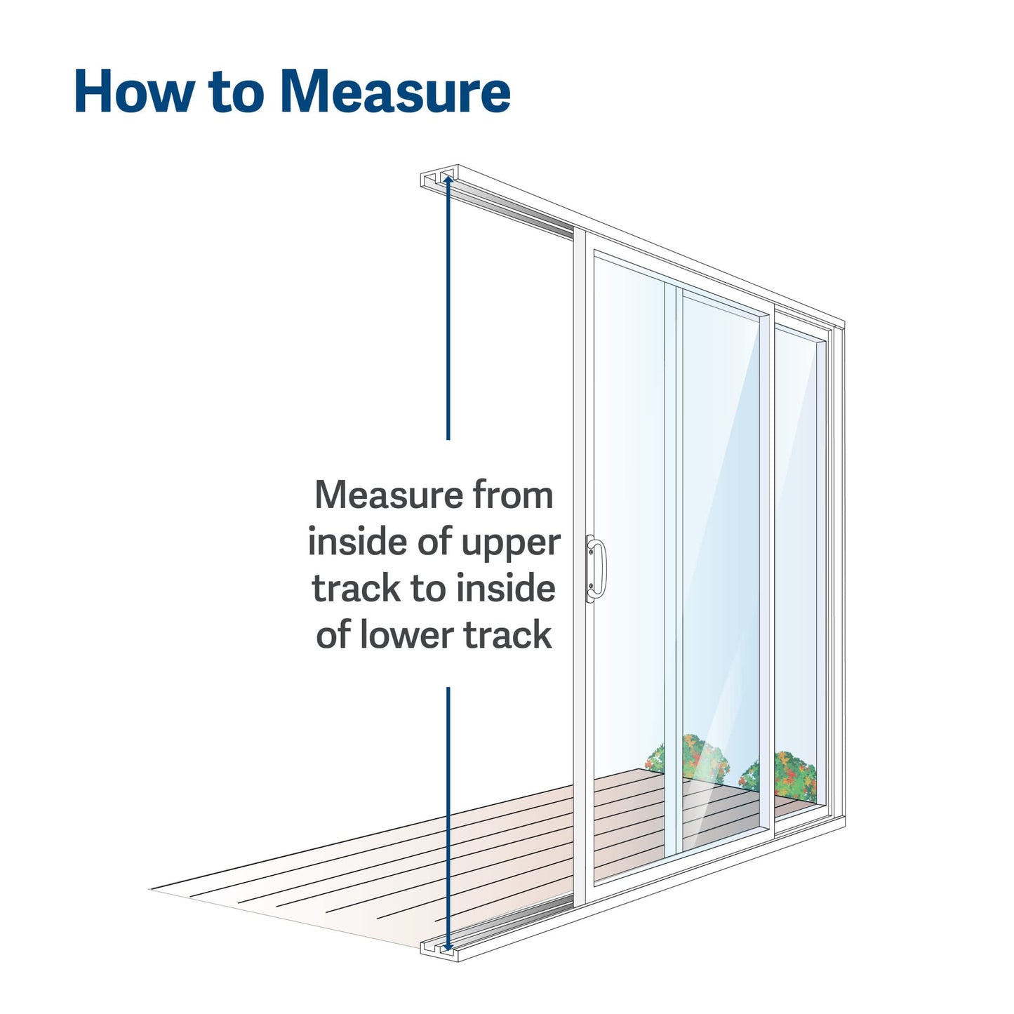 PetSafe 1-Piece Sliding Glass Pet Door for Dogs & Cats - Adjustable Height 91 7/16" to 96" - Medium, White, No-Cut DIY Install, Aluminum Patio Panel Insert, Great for Renters or Seasonal Installation