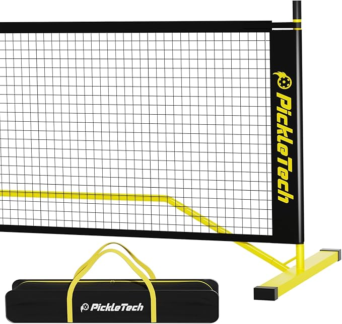 Portable Pickleball Net - 22 FT USAPA Regulation Size, Applies to Indoor & Outdoor & Driveway, Pickle Ball Net System with Carrying Bag