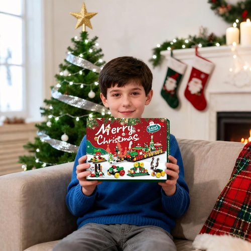 Christmas Advent Calendar 2025 - 24 Days Countdown Building Blocks Set | 777 PCS Surprise Gifts for All Ages
