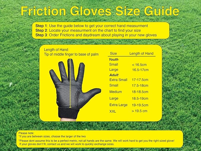 Disc Sports Gloves - Rubberized Palm and Fingers for Amazing Grip on All Your Throws - Perfect for Driving & Putting - Play Your Best in Any Weather