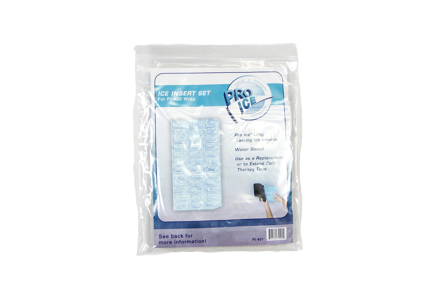 Pro Ice Cold Therapy Ice Pack Body Wrap for Knee, Arms, Hip or Back + Ice Pack Insert for PI 400 & PI-401