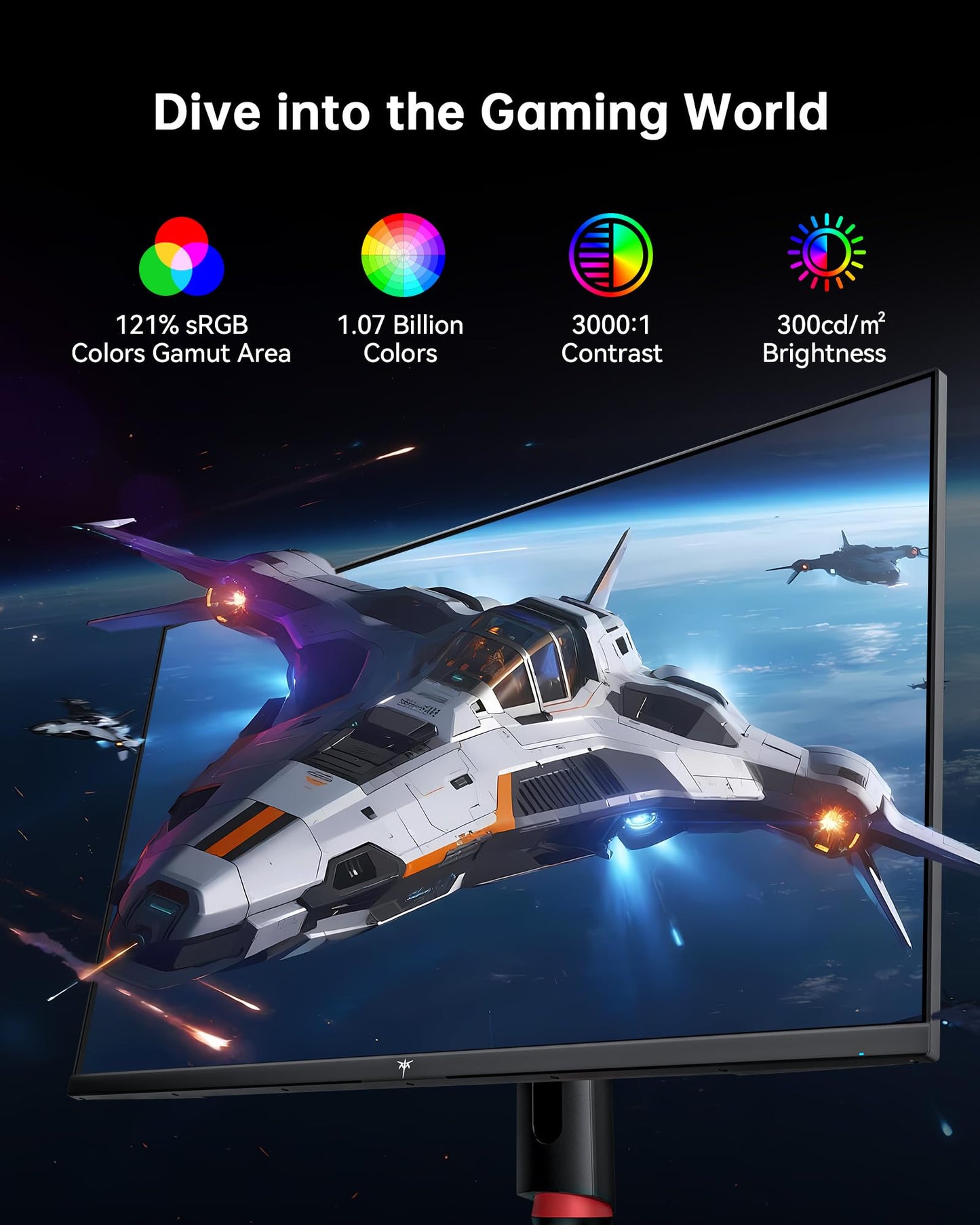 KTC 32 Inch 4K Gaming Monitor, 165Hz UHD (3840x2160P) Fast IPS Screen, 1ms (MPRT), Adaptive Sync, 3000:1 Contrast,121% sRGB,HDMI 2.1 Display Port 1.4, Tilt/Height Adjustment, VESA Mount, H32P22P