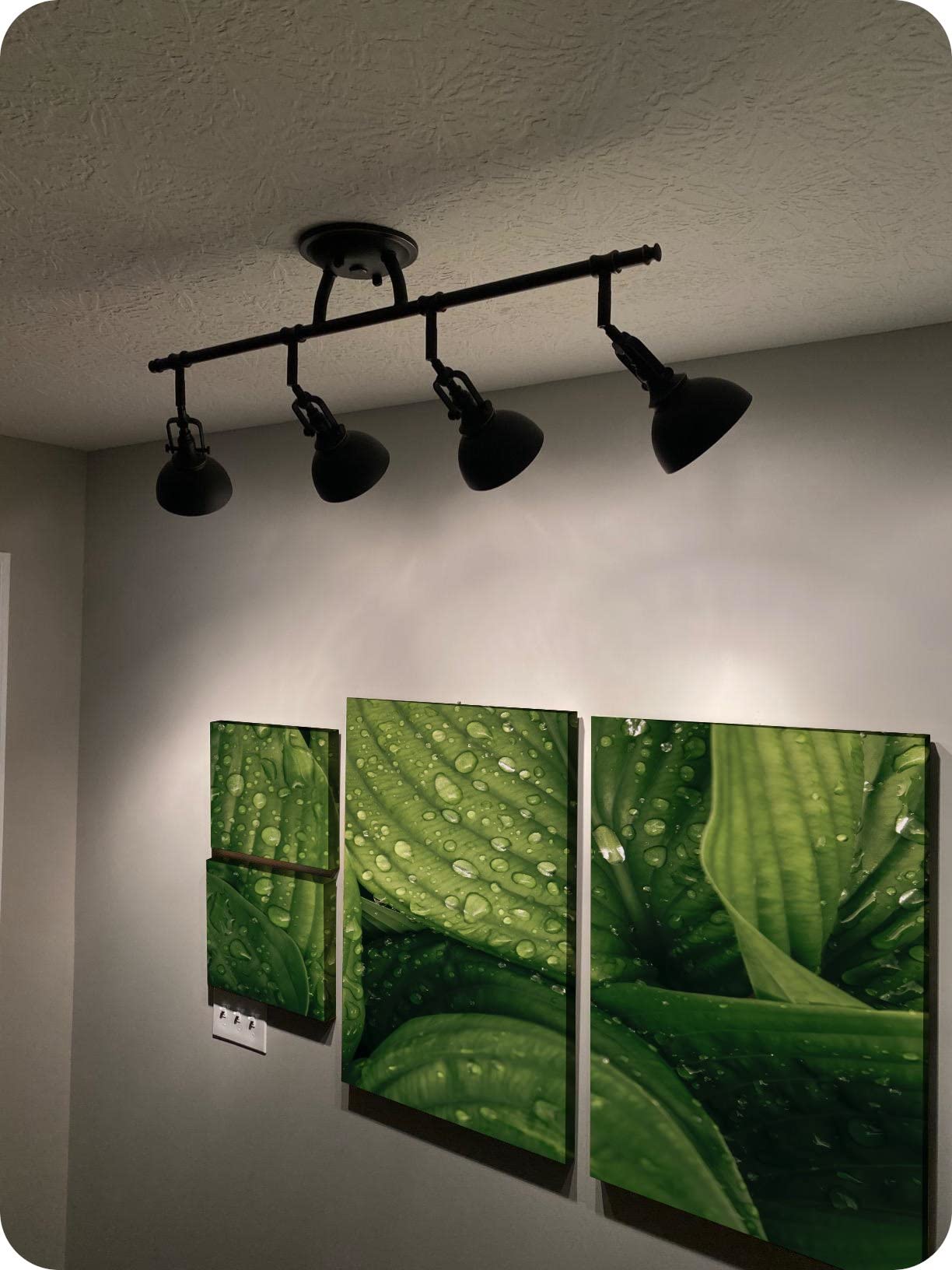 Kira Home Broadway 30" Modern Industrial 4-Light Fixed Track Lighting Kit, Directional Ceiling Light with Adjustable Spotlight Heads, Oil Rubbed Bronze Finish