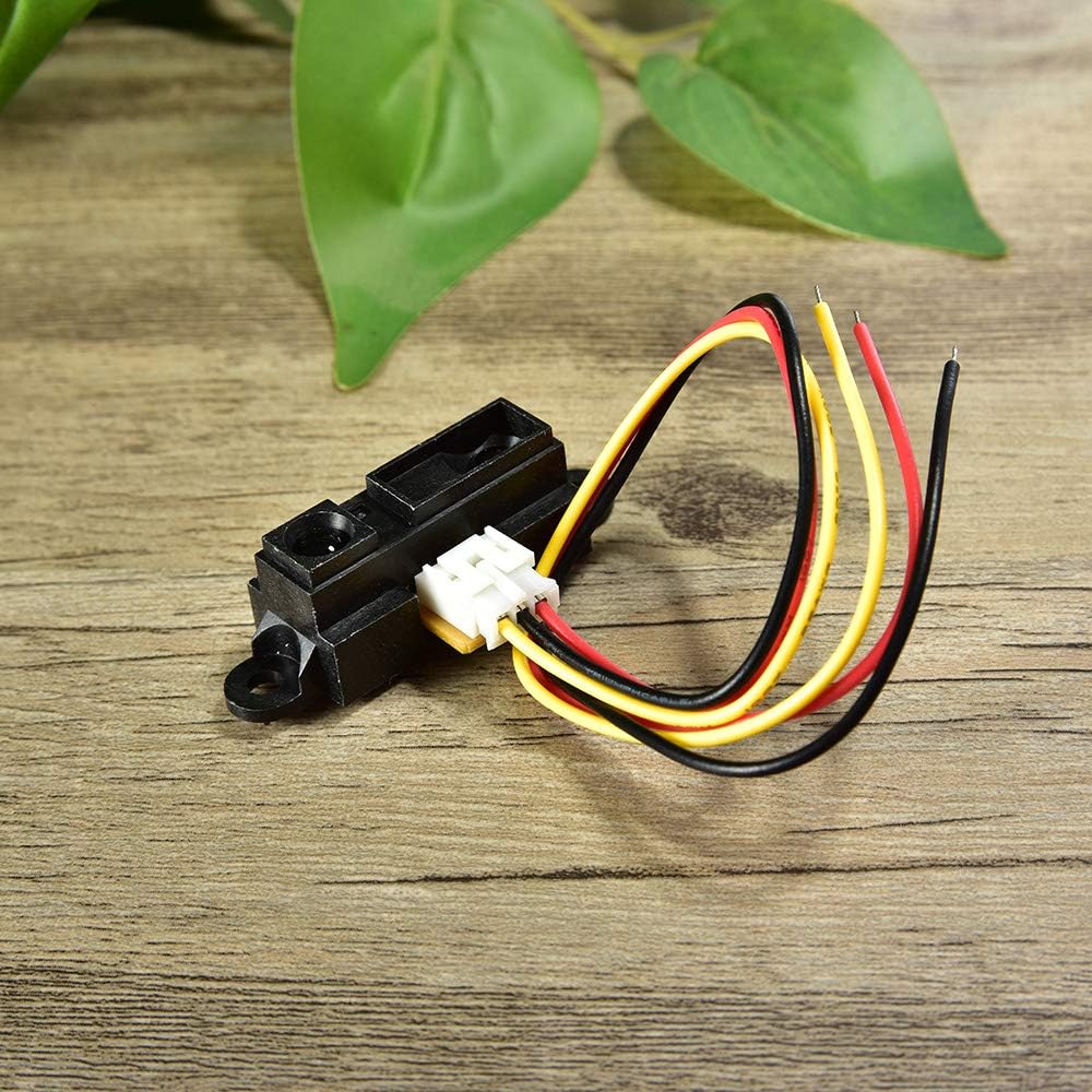 Comimark 1Pcs GP2Y0A21YK0F 10-80CM Sharp IR Analog Distance Sensor Distance Cable for Arduino