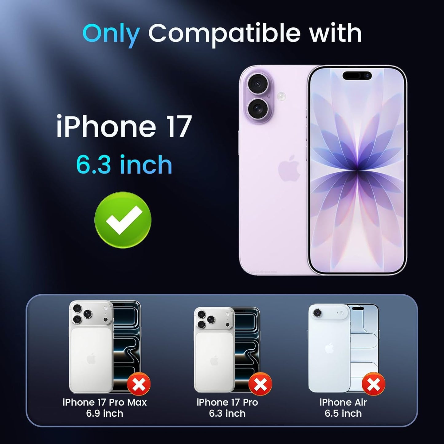 Caka 3 1 17 17 in for iPhone Case [Compatible with MagSafe] [Invisible Kickstand] [HD Screen Protector] [Camera Lens