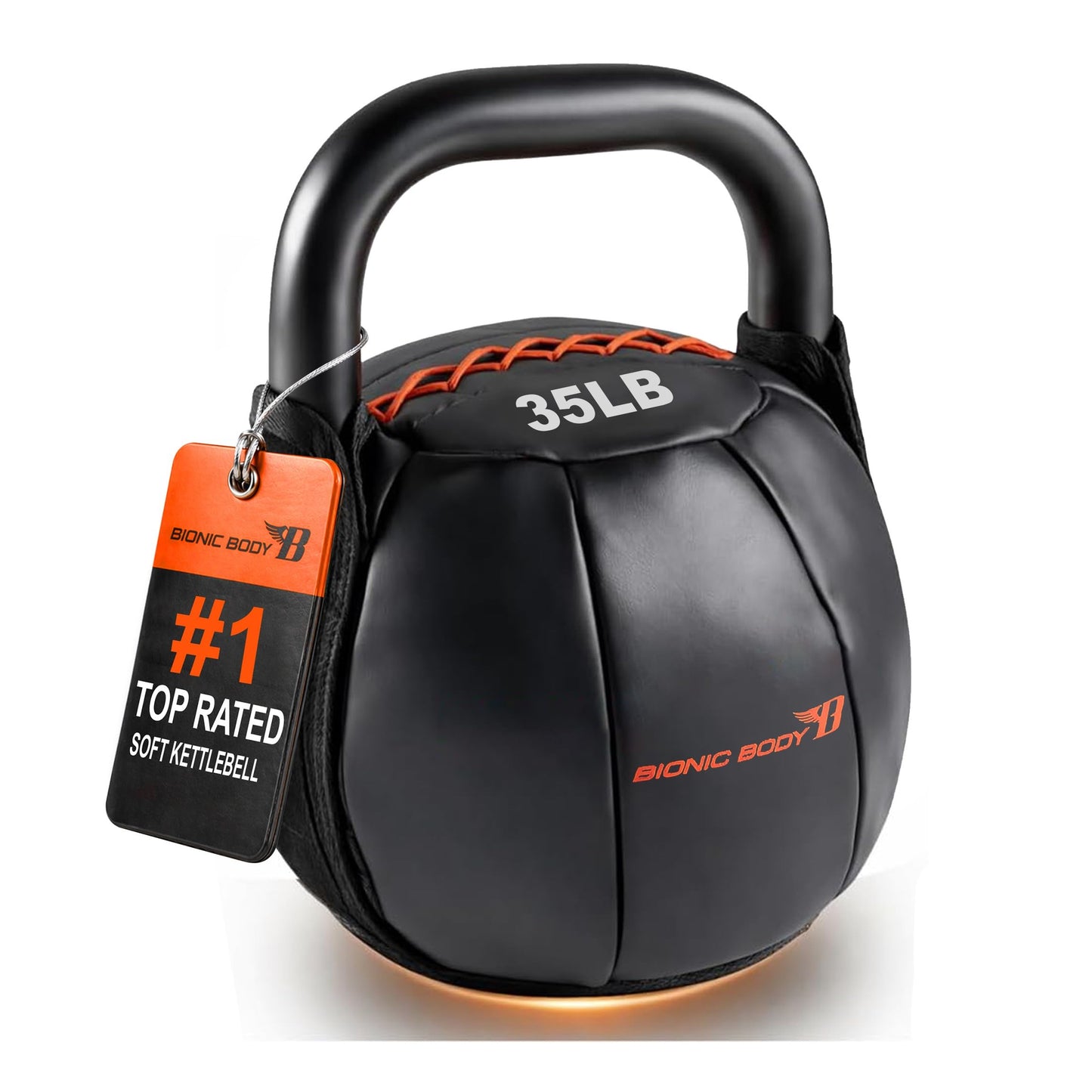 Bionic Body by Kim Lyons Soft Kettlebell 35 lb – Ergonomic Handle for Strength, Conditioning, Core & Full-Body Workouts, Home Gym, HIIT & Functional Fitness