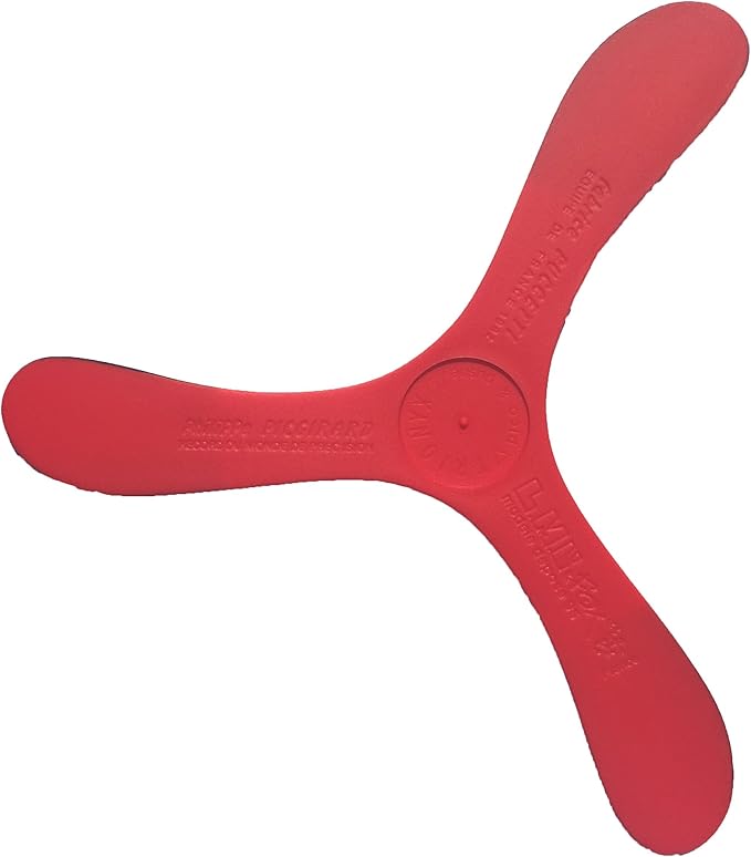 Red Bolt Boomerang Fast Catch Boomerangs