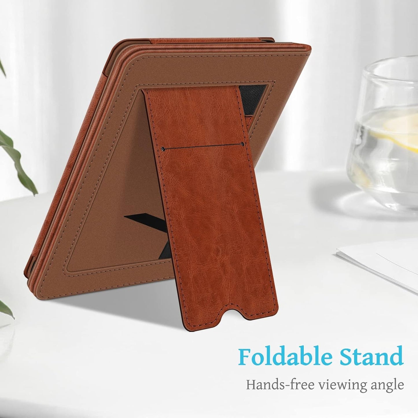 FINTIE 6" (11th Generation-2024/2022 2024/2022 11th Stand Case for All-New Kindle Release) - PU Leather Cover with Auto