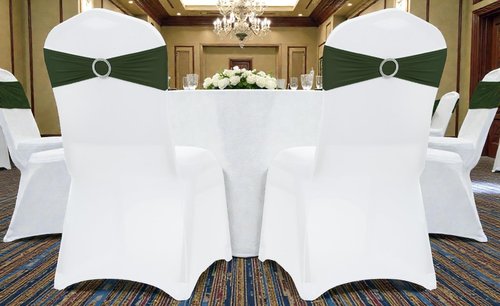 MDS Spandex Chair Sashes - 125 Pack of Olive Green Elastic Stretch Ties for Weddings & Events