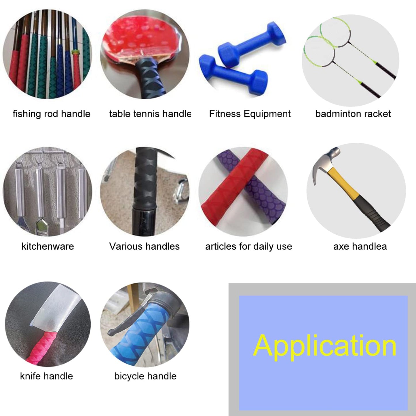 GREATFISHING Diameter: 25mm 30mm 35mm X-Tube Heat Shrink Sleeve Wrap Fishing Bulding Handle Cork Rod Grip with Non Slip Waterproof and Insulation 40 Inch Lengths Durable Repair(black 35)