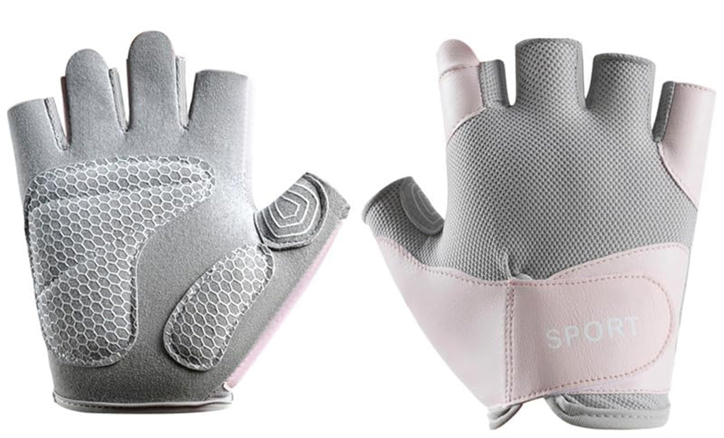 Mealah Workout Exercise Gloves for Women - Breathable Lightweight Fingerless Gym Gloves for Weightlifting Cycling Training