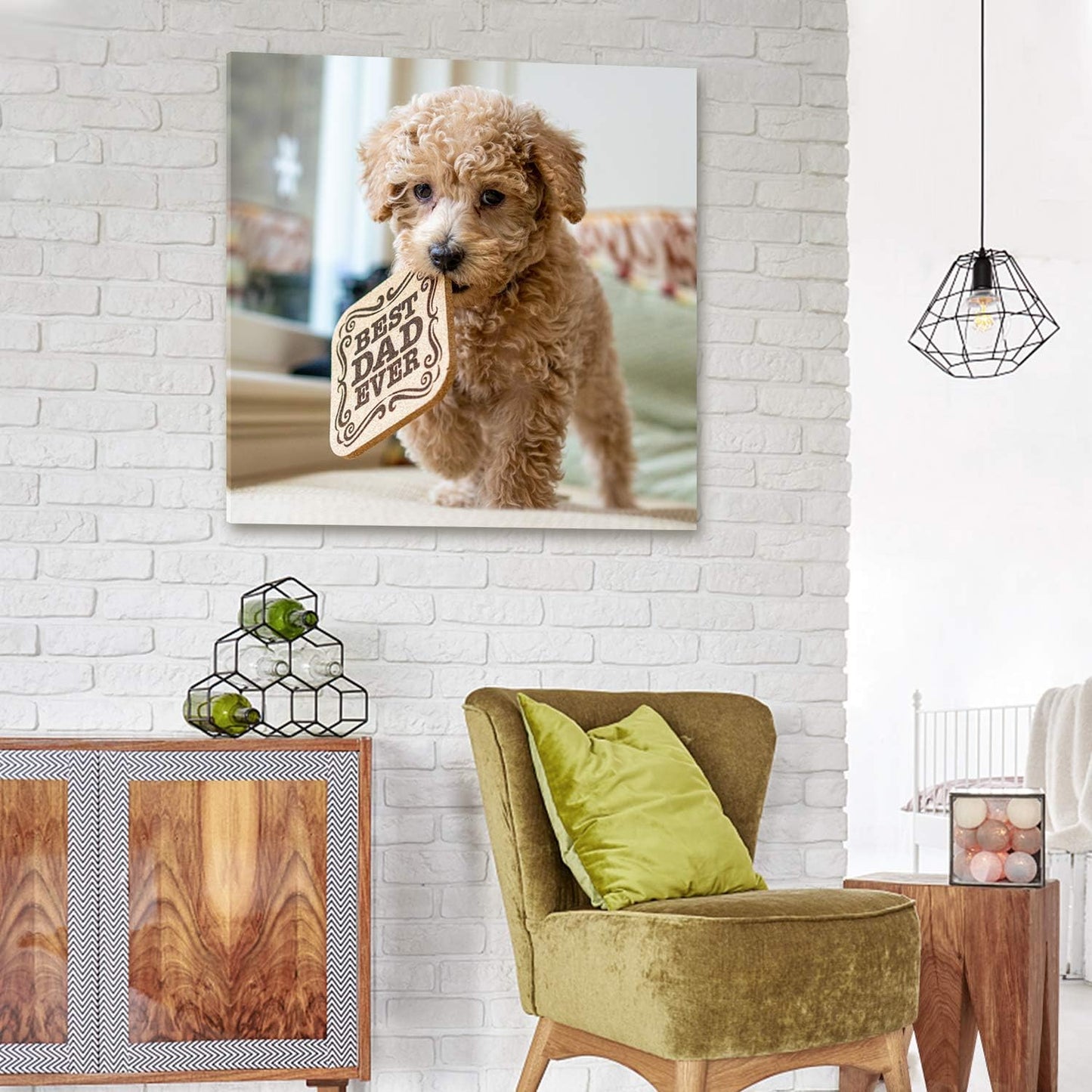 Personalized Canvas Print by [Brand Name] - Custom Photo Wall Art for Bedroom & Living Room | 12" x 12"