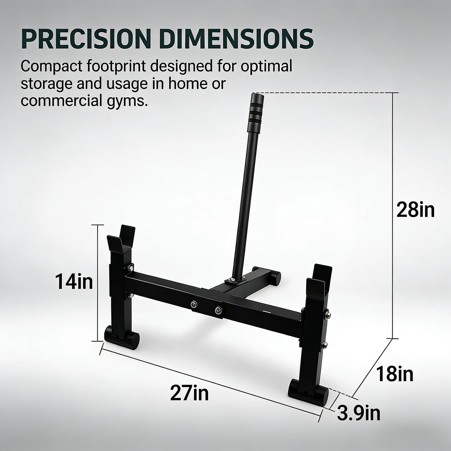 StarsNet Deadlift Barbell Jack Stand, Heavy Duty Steel Deadlift Jack for Home Gym Deadlift Exercises Weight Training Equipment, 800 LB Capacity