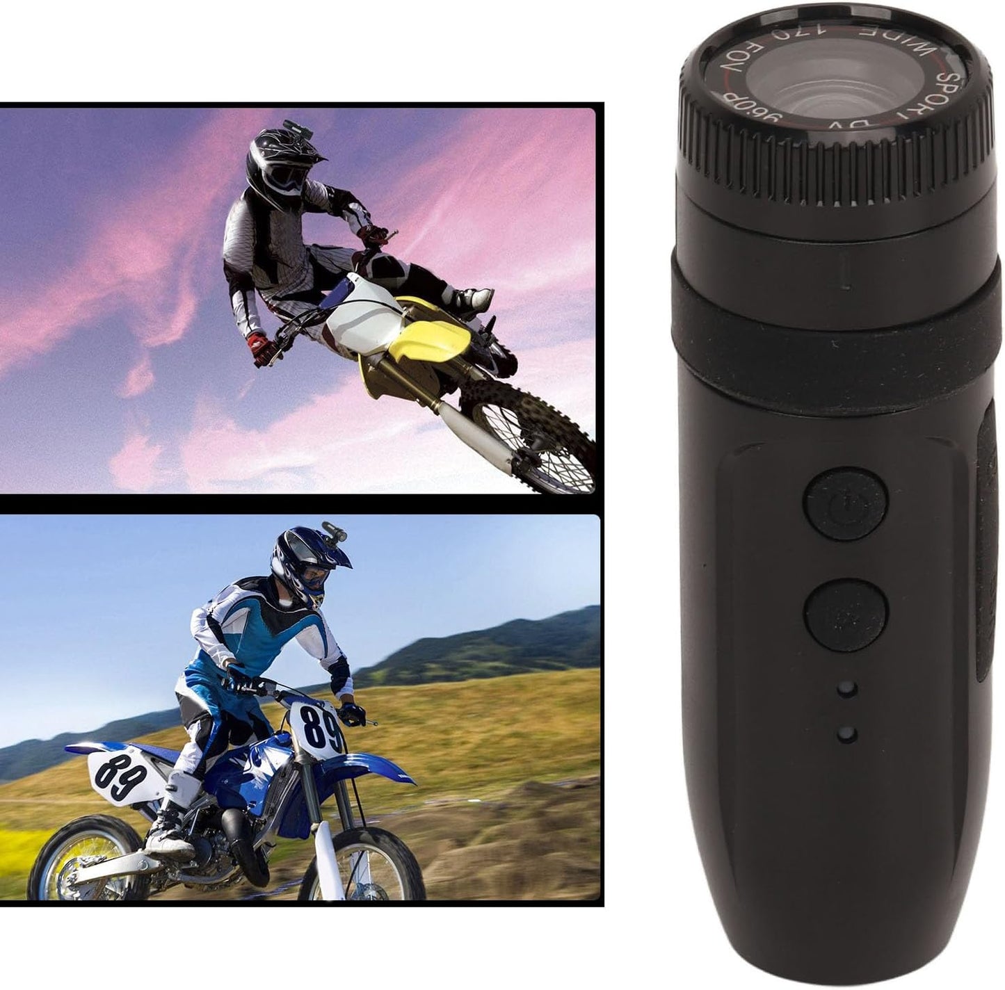 Luqeeg Mini Sport DV Camera, Bike Motorcycle Helmet Camera, Bike Video Recorder Sports Action Camera DV Camera