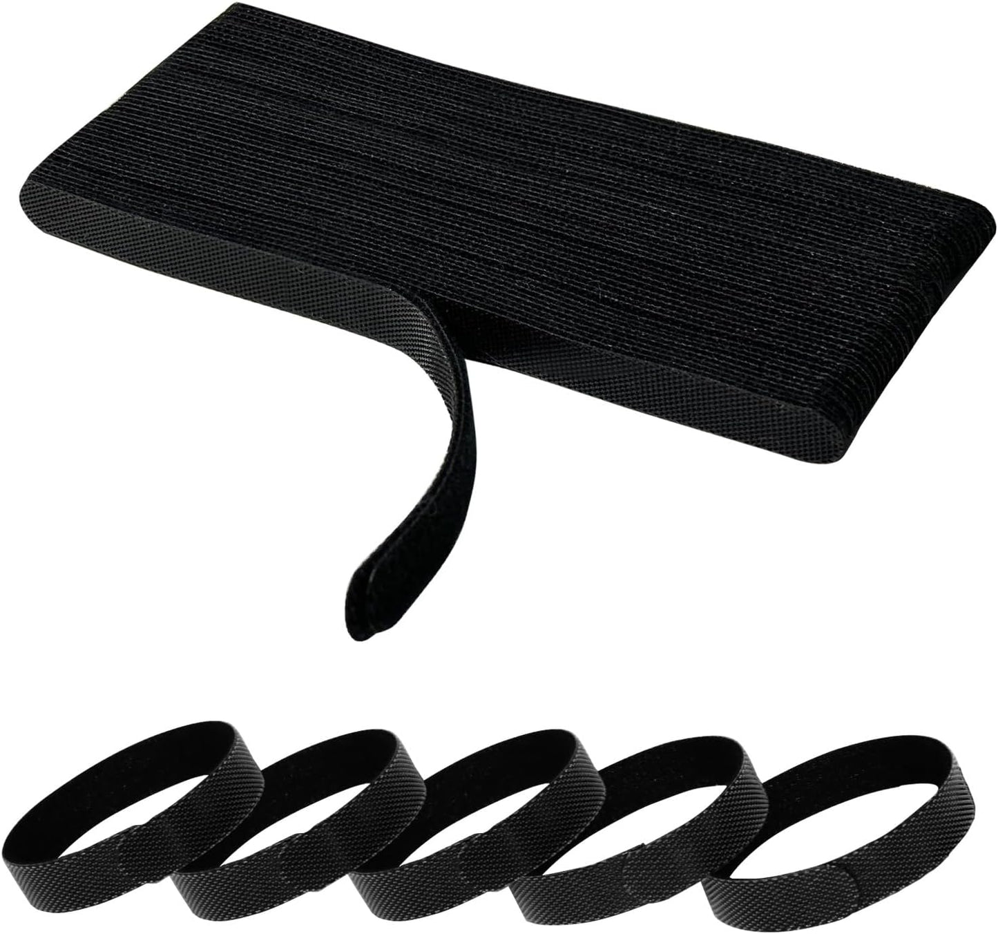 50PCS 6 Inch 6-Inch Adjustable Cord Organizer Ties, Fastening Cable Ties,Microfiber Cloth Used for Computer Link Cable