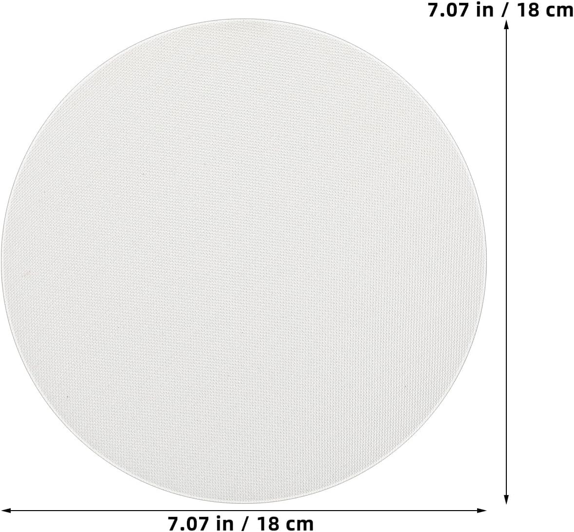 2pcs 7 Inch BESPORTBLE Lamp Shade Diffuser Round Recessed Light Cover for Ceiling Lamps Anti Glare Softener for Nursery