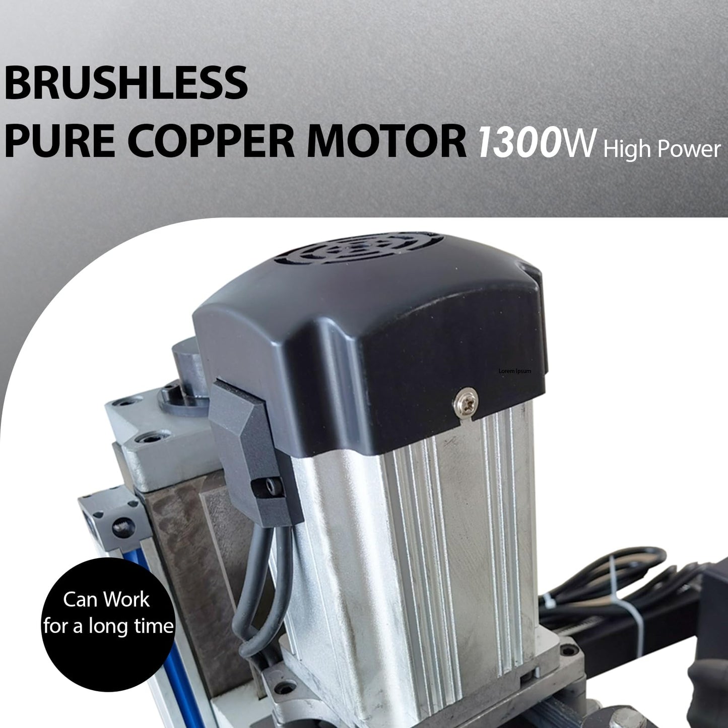 LGXEnzhuo 1300W Milling Drilling Machine R8 Taper Drilling Milling Lathe 50-2250RPM Brushless Motor with 27.5" x 7" Workbench for DIY/Metal/Wood Working 110V