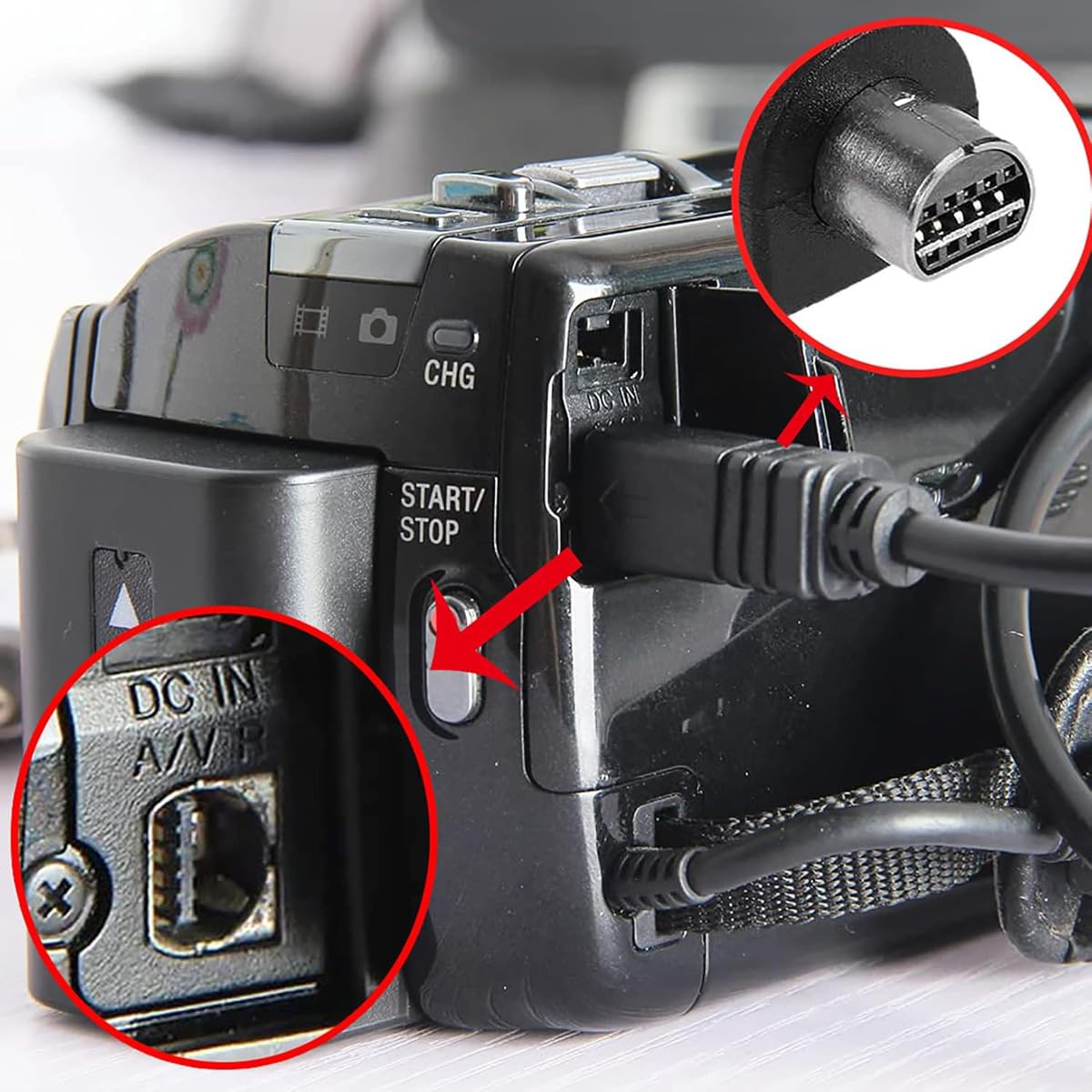 10pin USB Data Sync Cable for Sony Handycam - Connector