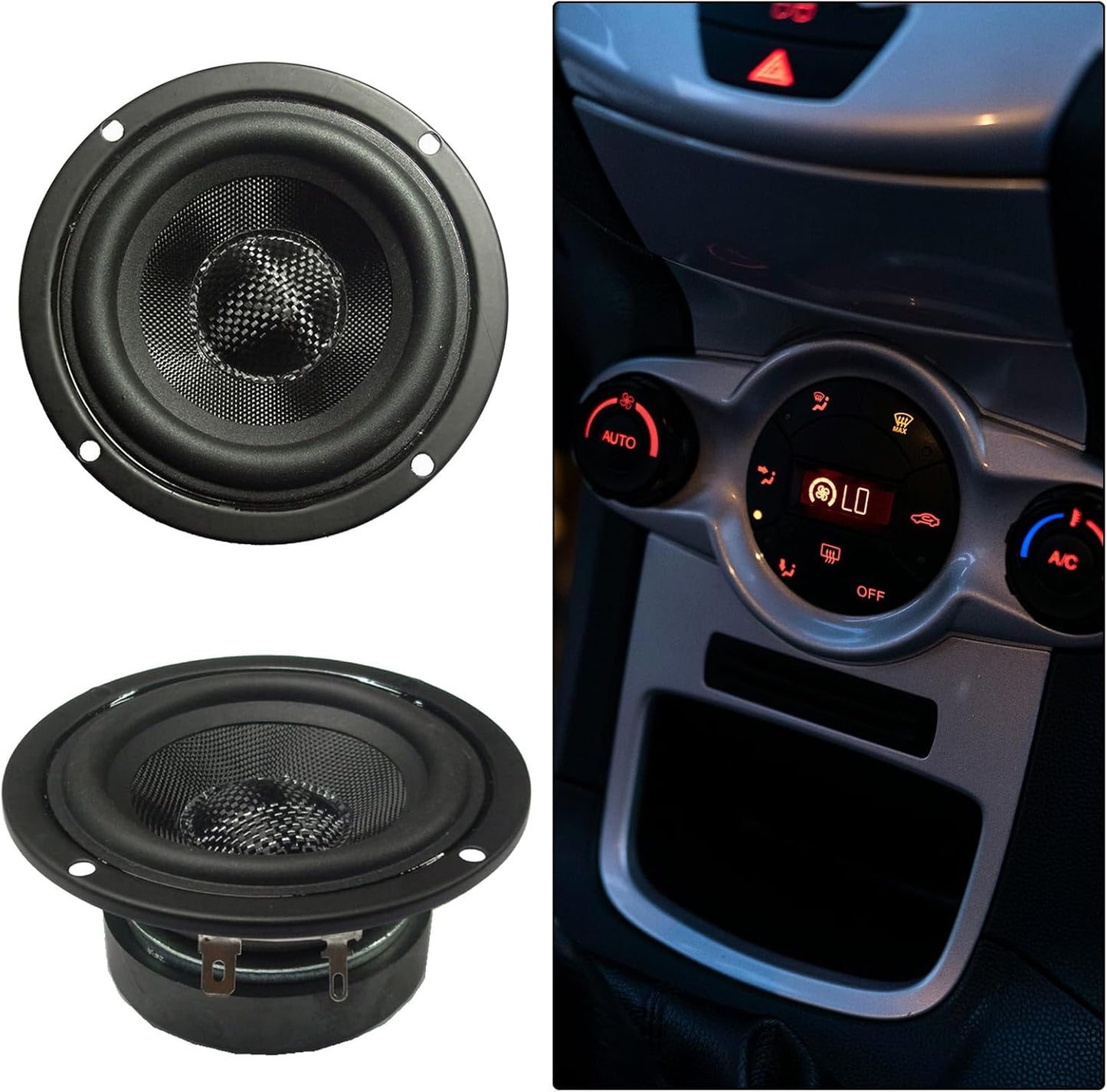 CHENZILIN 4.5inch 4Ohm 30W Glass Fiber Cone Woofers Subwoofer HiFi Speakers Low Frequency Powerful Bass