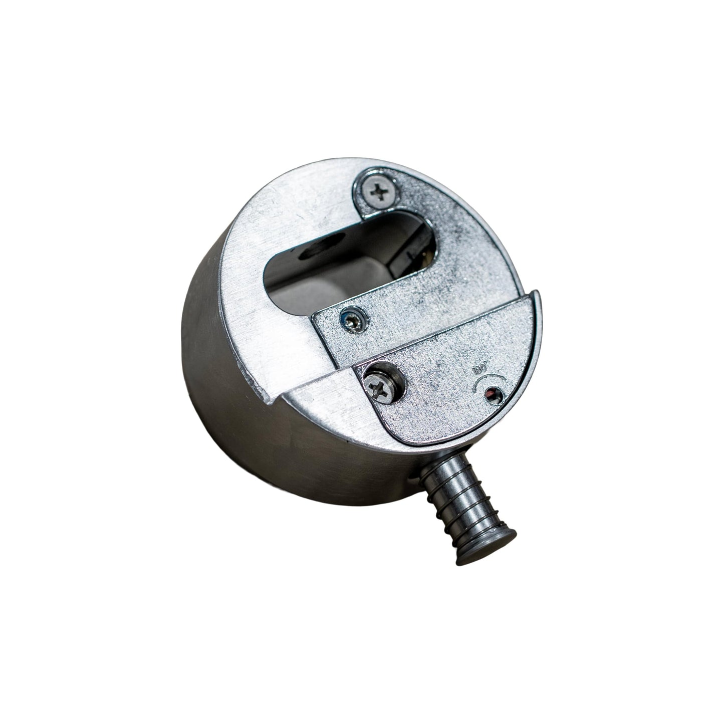 ENFORCER ABLOY SR400 Combination Puck Lock - Keyless Hidden Shackle Padlock, Resettable 4-Dial, Hardened Steel Body, 2-7/8 Inch - Heavy Duty for Shipping Containers, Trailers, Storage & Job Site Boxes