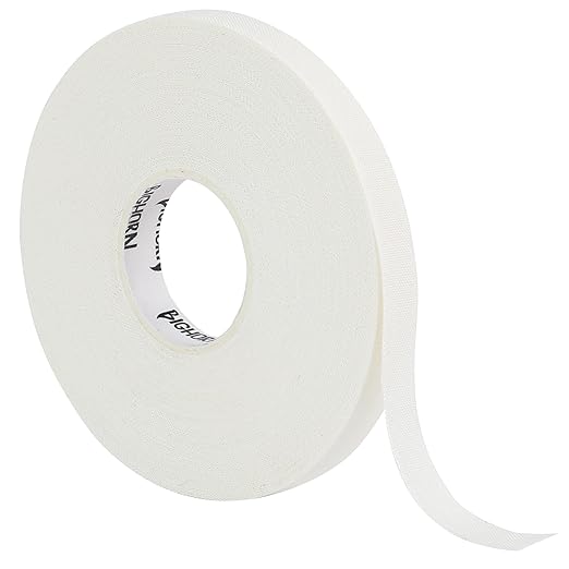 Bighorn Athletics Pro Series Jiu-Jitsu Finger Tape, 8-Rolls with Tin Holder, Enhanced Strength, Residue-Free (0.3-Inch, White)