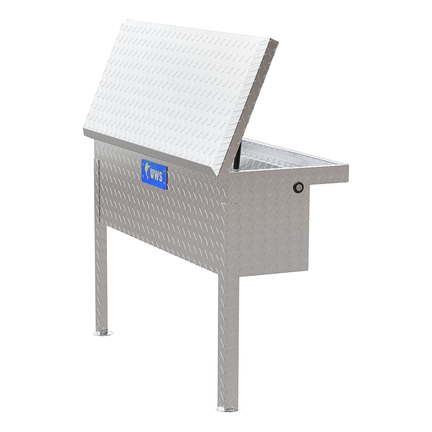 UWS EC30361 36-Inch Heavy-Wall Aluminum Truck Side Tool Box with Low Profile, RigidCore Lid