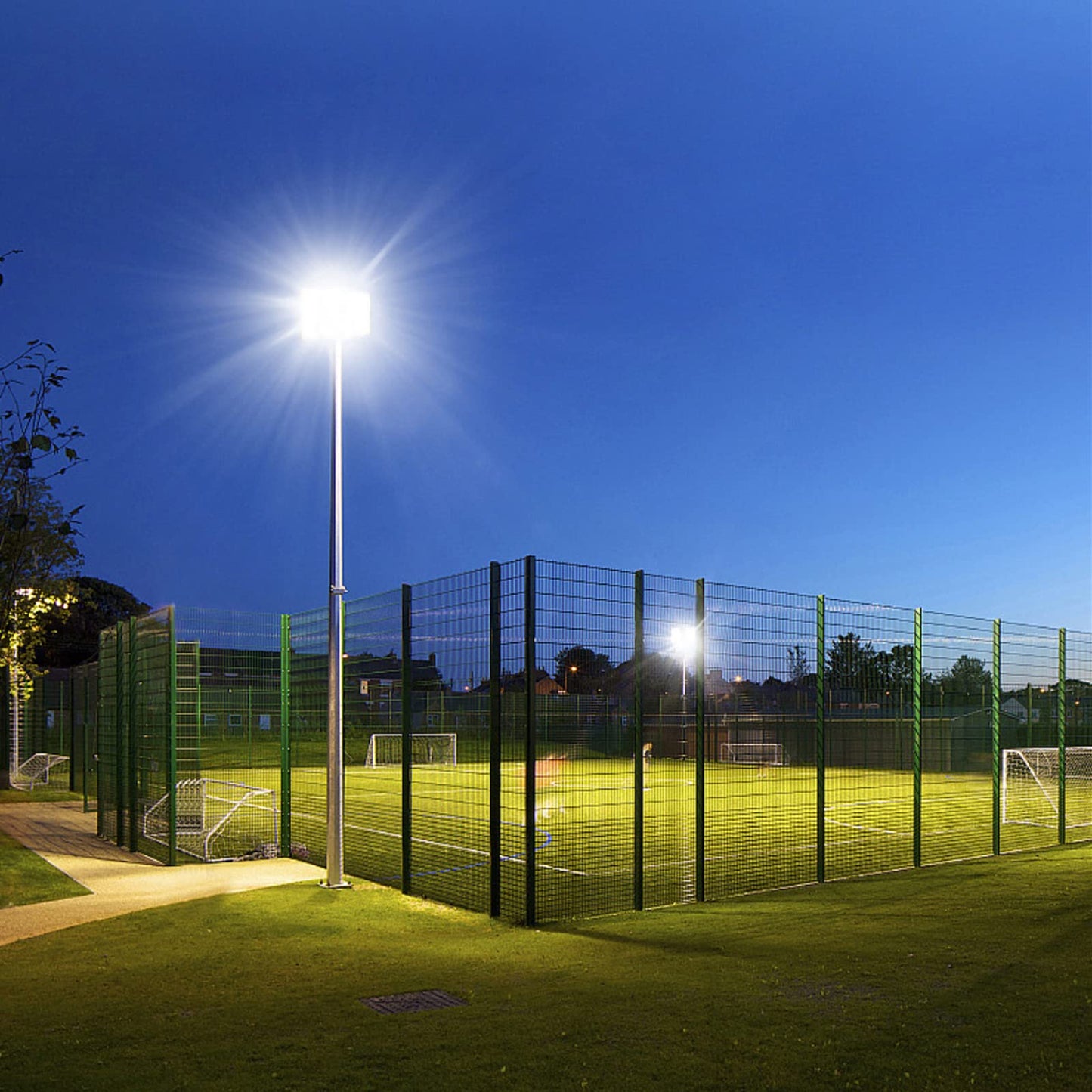 ILLSTAR 500W Stadium Lights,75000LM Super Bright LED Flood Light Outdoor for Commercial Square,Arena,Backyard, Parking lot, Docks, 100-277V,ETL Certification,IP66 Waterproof.