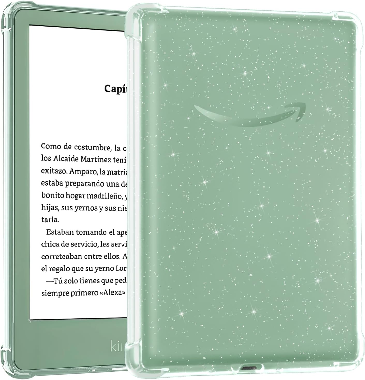 CoBak 6" 2024 2022 (11 Clear Case for Kindle and Generation) - Ultra-Slim Soft TPU Transparent Cover, Lightweight