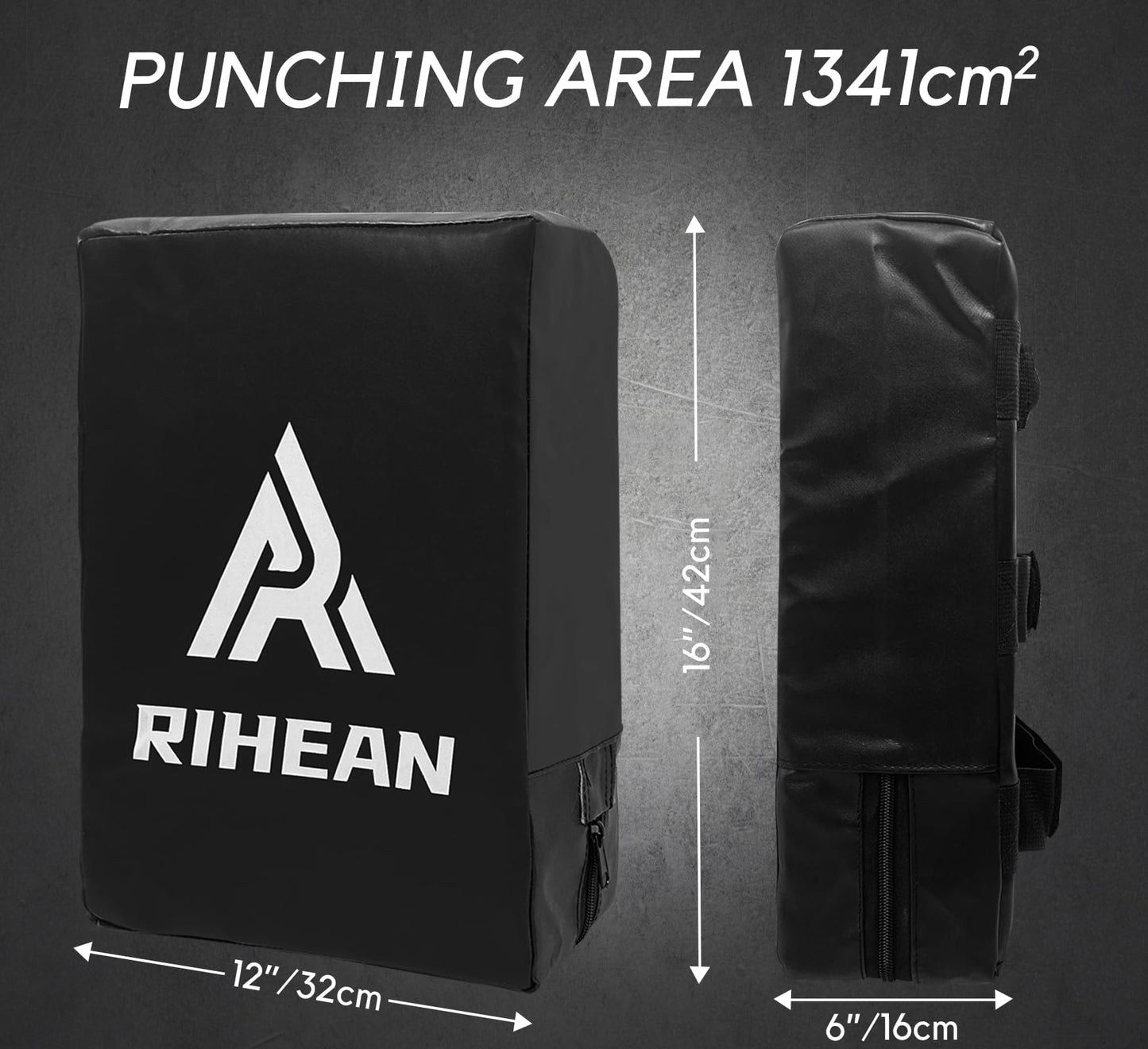 RIHEAN Football Blocking Pad, 12''X16'' Kick Pads for Football, Basketball, Hockey, Lacrosse Tackle Dummy Kick Shield Pad(1PCS)