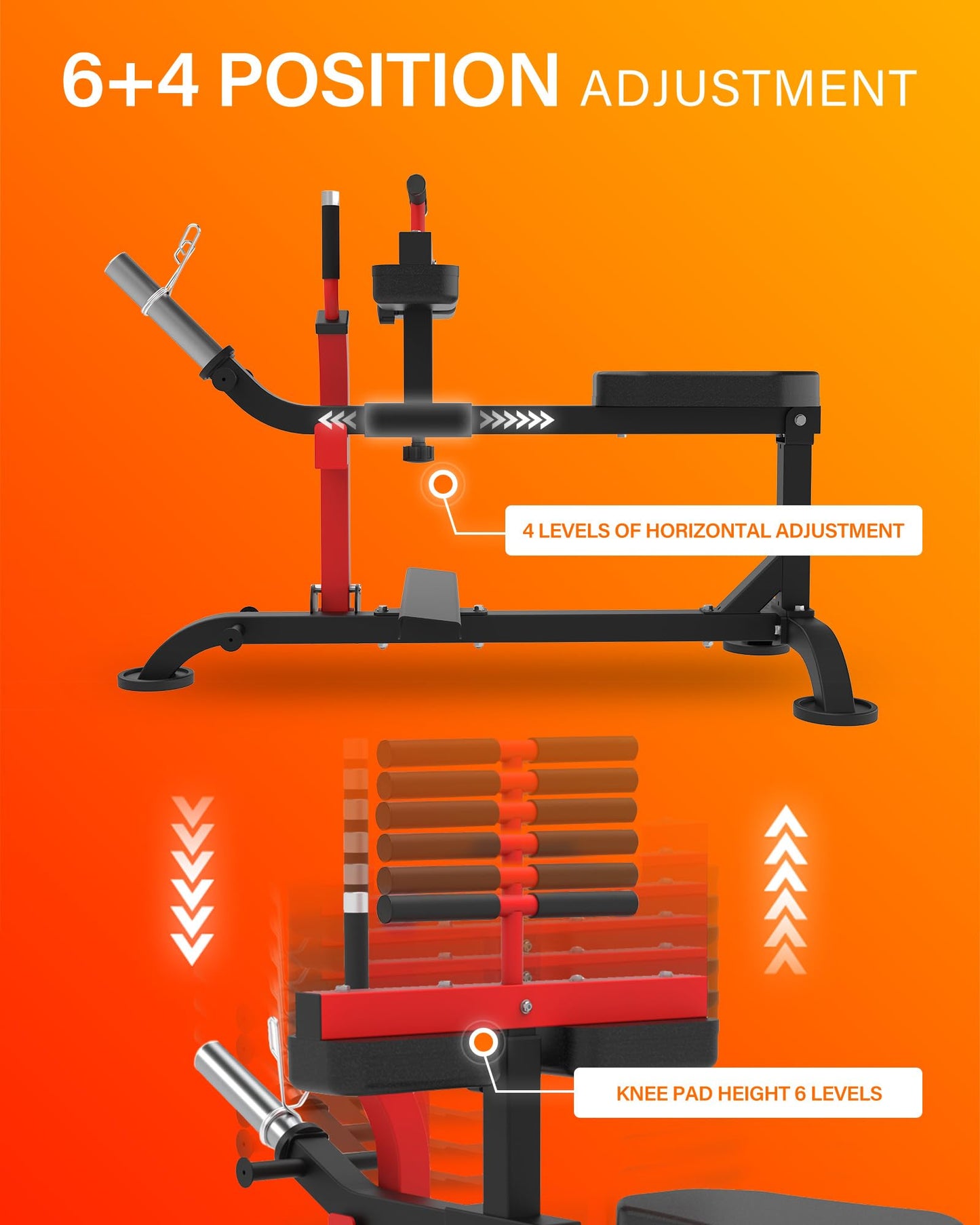 HVO Seated Calf Raise Machine: Calf Machine Home Gym Calf Workout Machine Exercise Equipment
